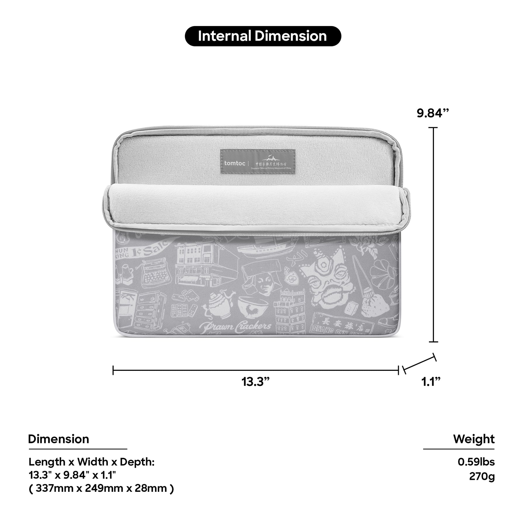 OCHM A18 Laptop Sleeve (Macbook) 14" - Blue