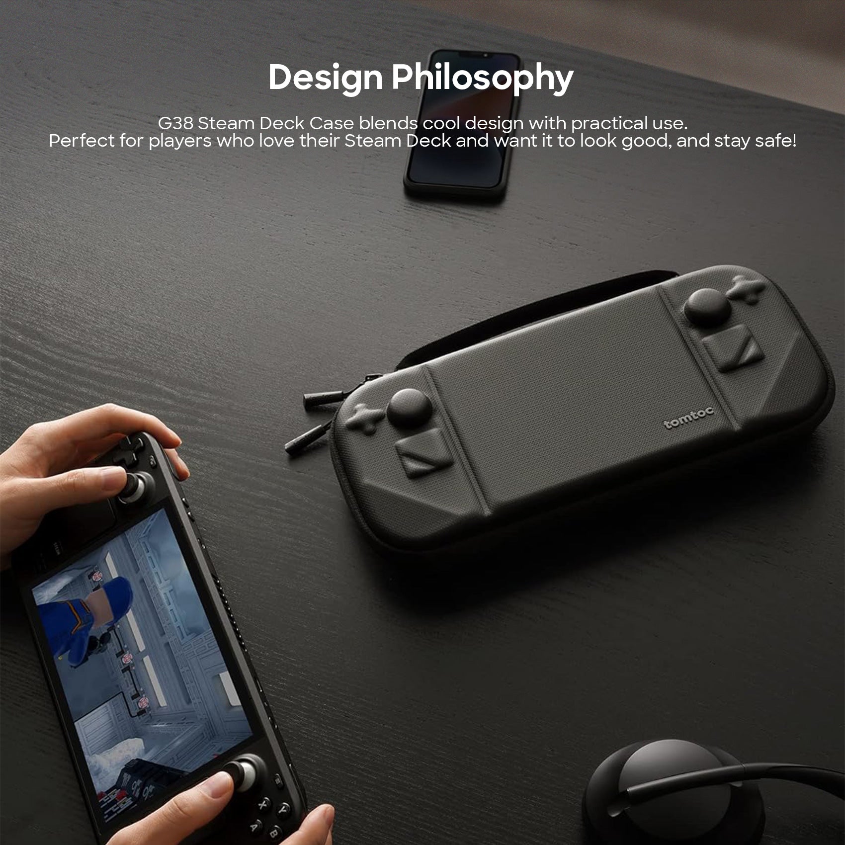 Fancy-Case G38 For Steam Deck - Black