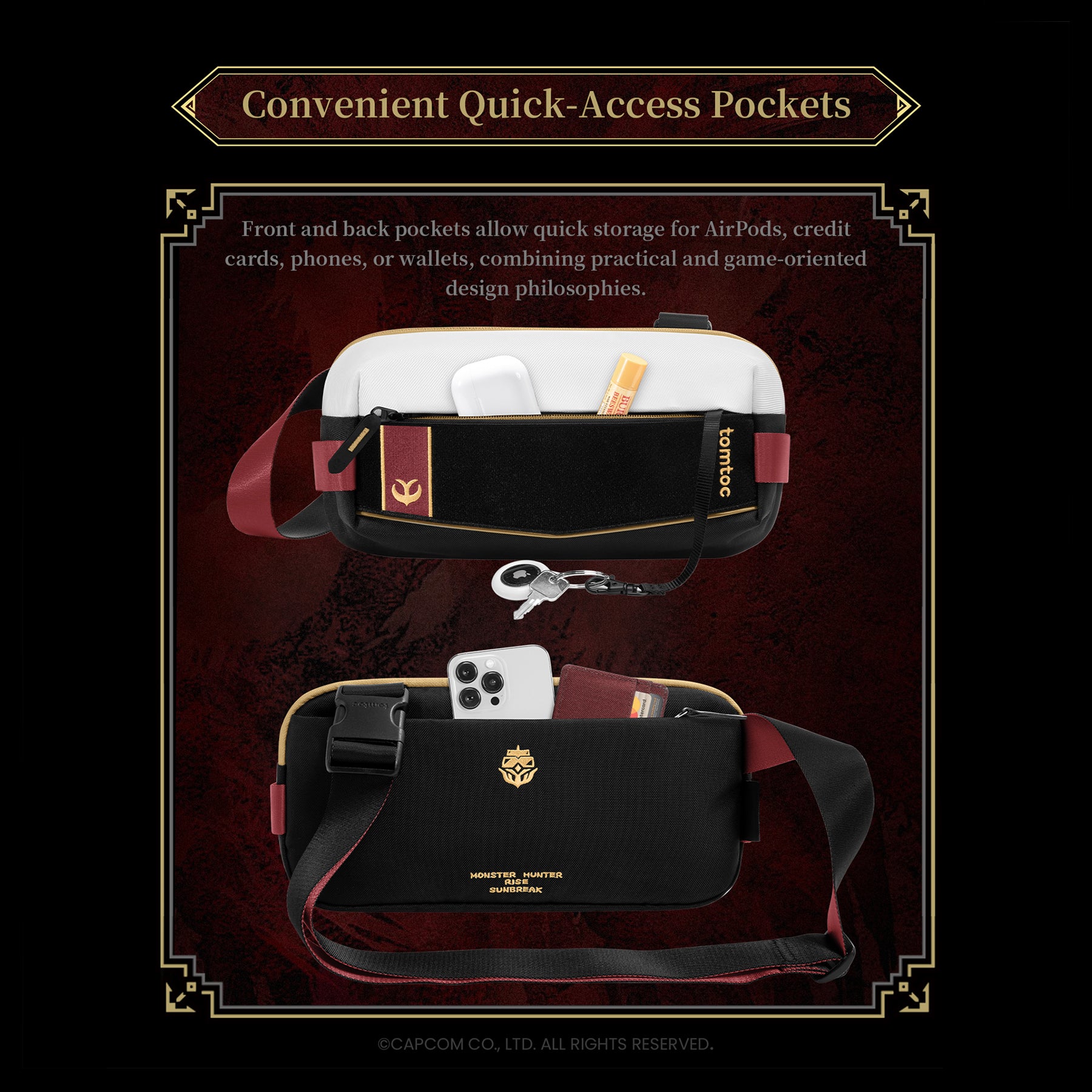 Monster Hunter Royal Order T21 Sling Bag - S