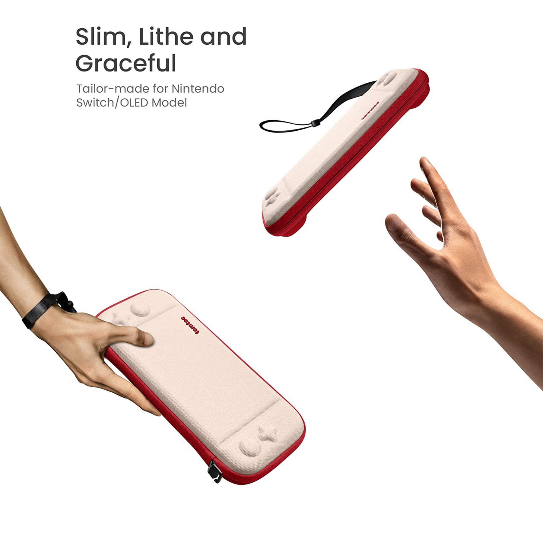 Fancy-Case G05 For Nintendo Switch - Red White