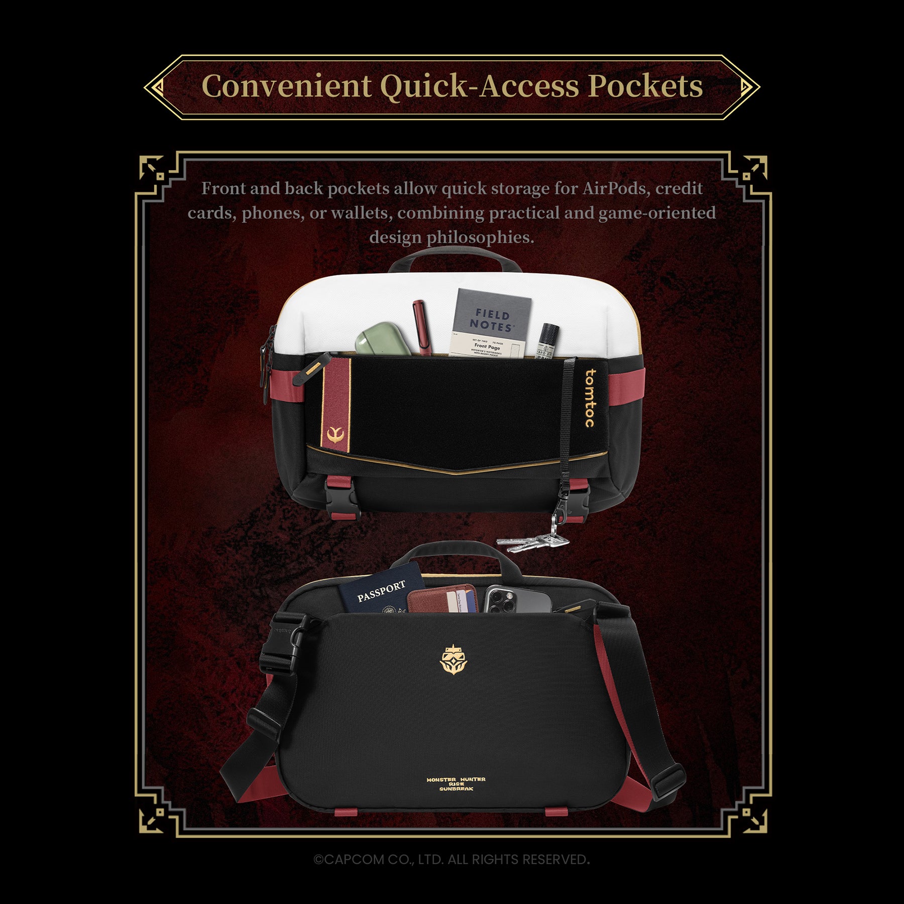 Monster Hunter Royal Order T21 Sling Bag - L