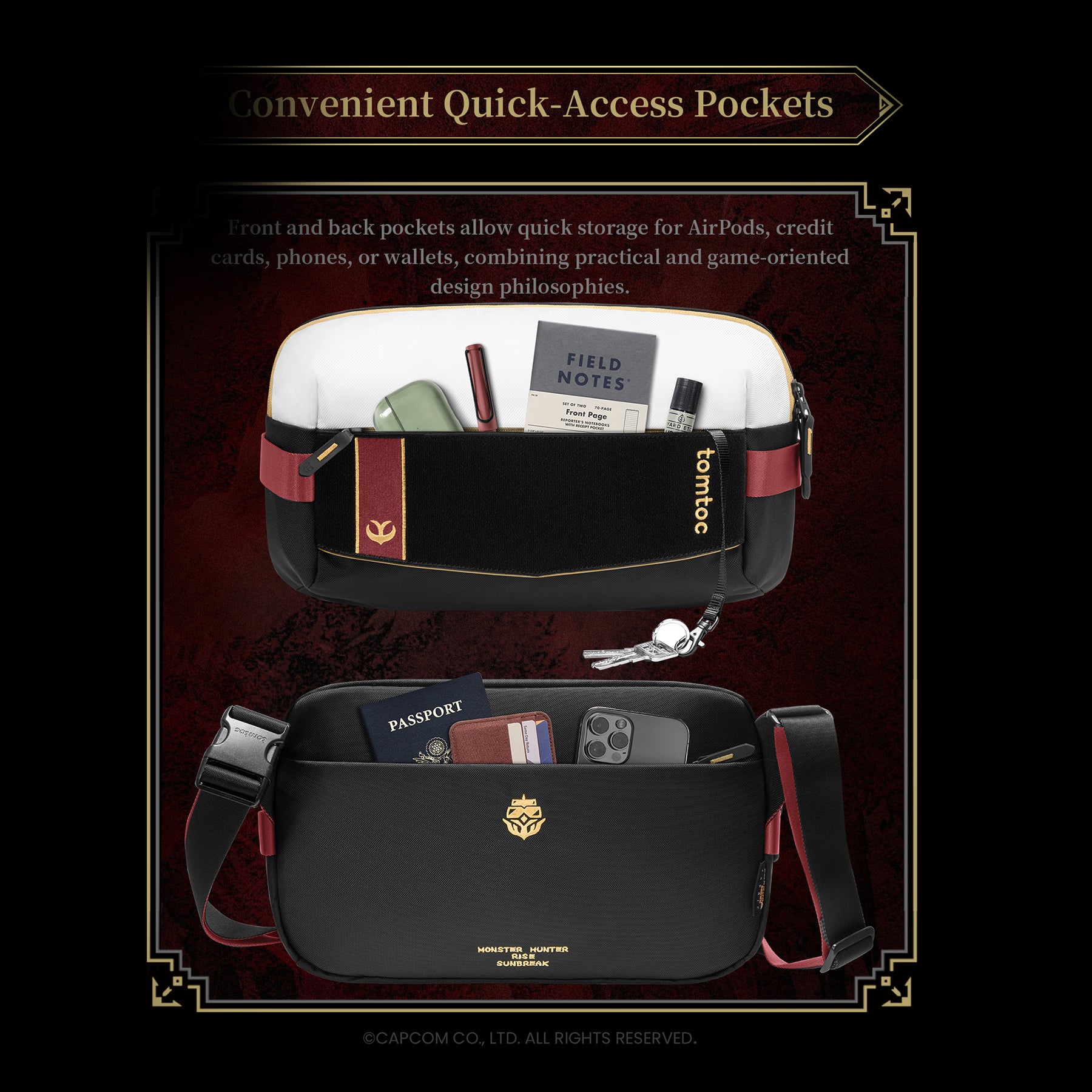 Monster Hunter Royal Order T21 Sling Bag - M