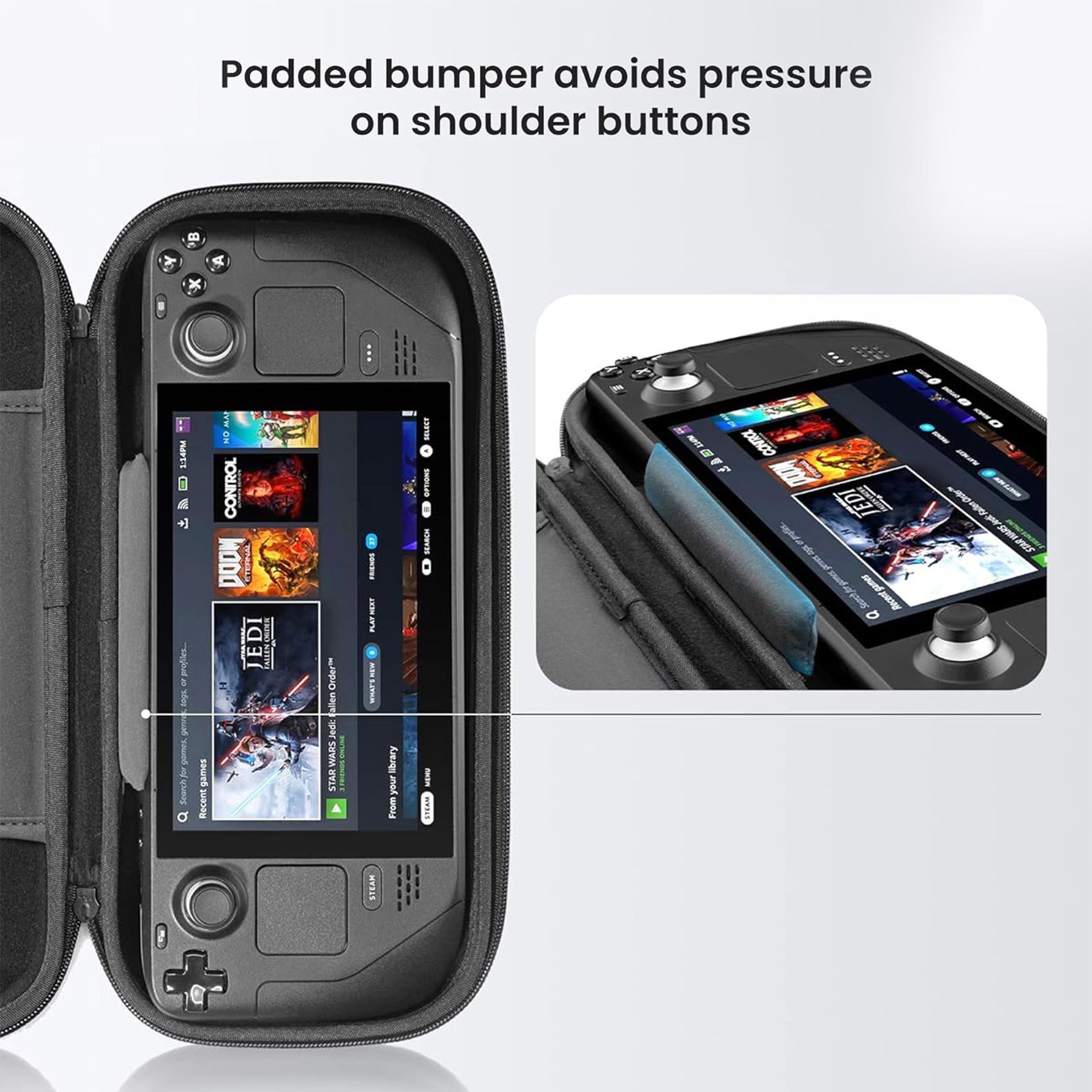Fancy-Case G38 For Steam Deck - Black