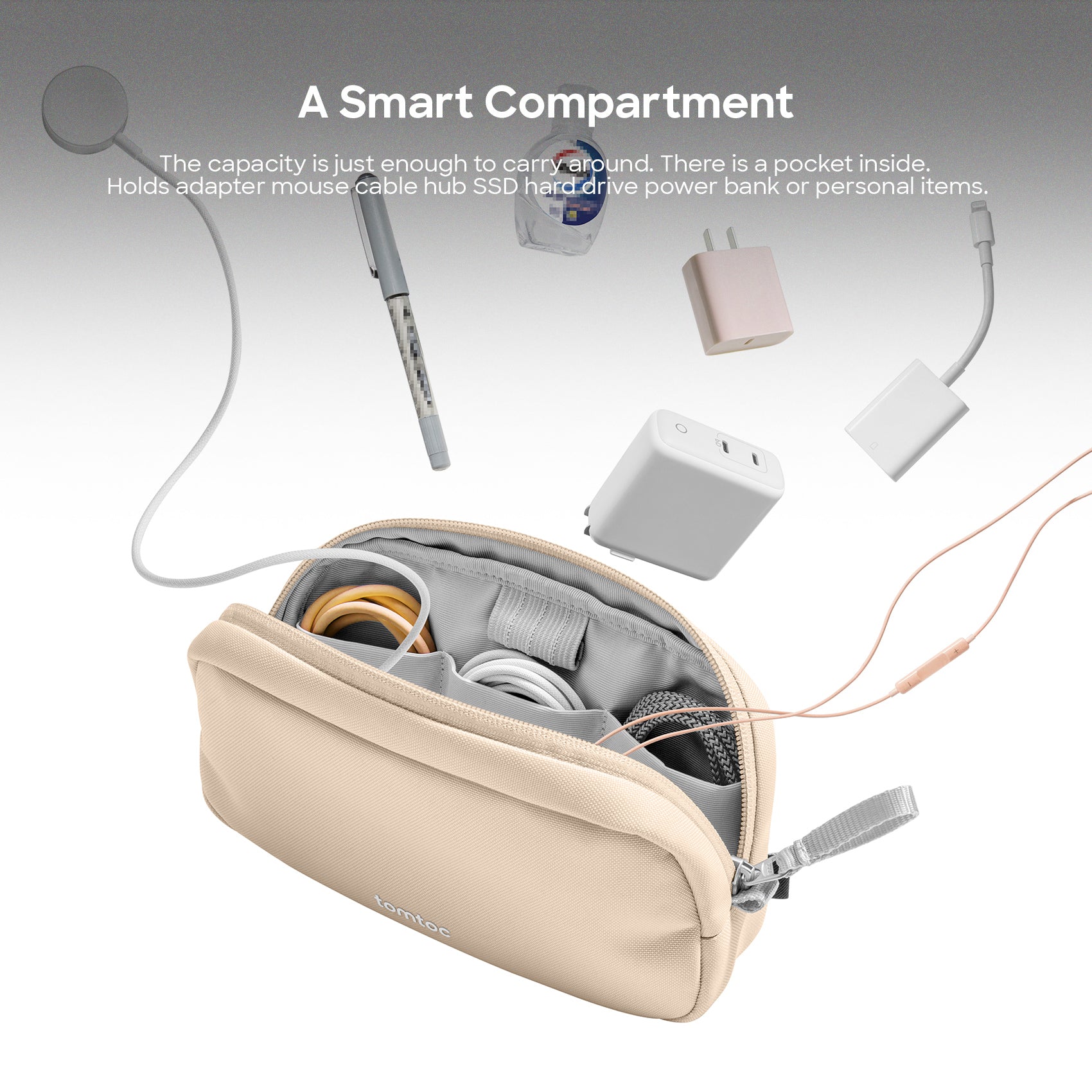 Light T12 Organizer Pouch (S) - Natural Sand