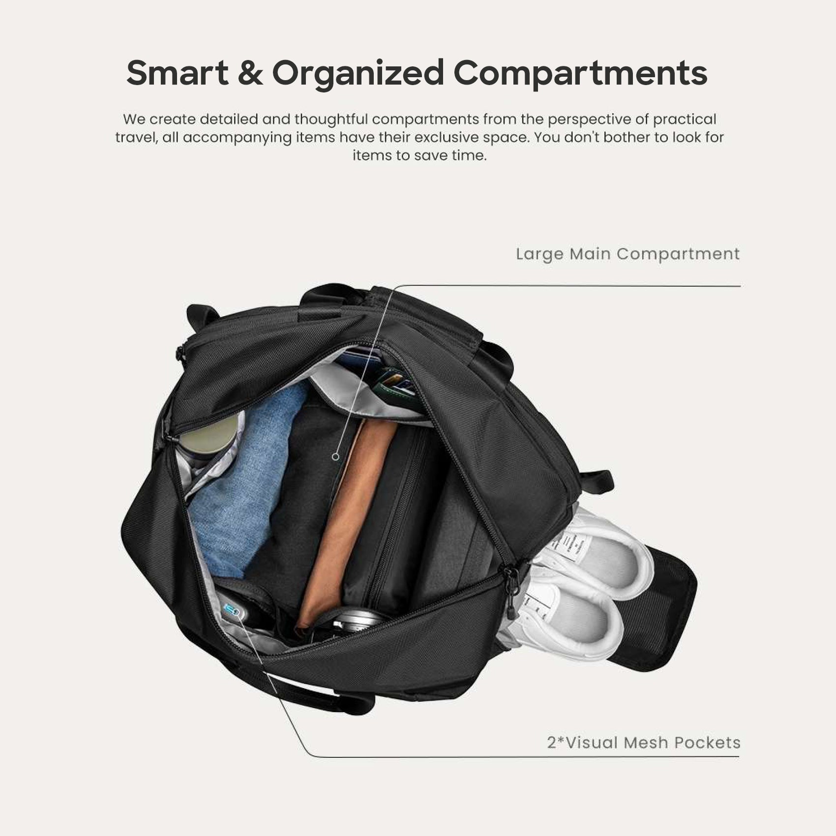 Navigator T31 Duffel Bag 30L - Black