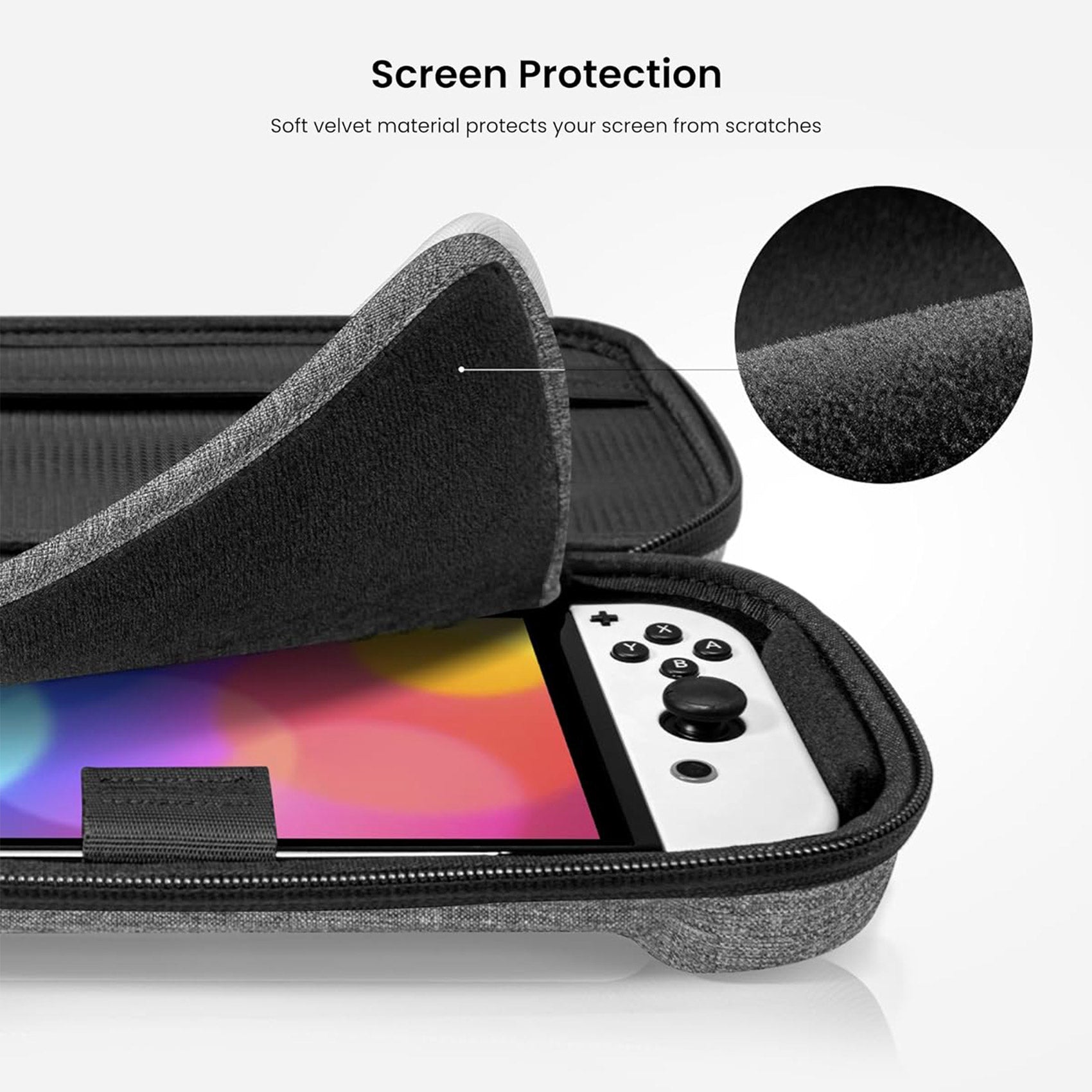 Fancy-Case G05 For Nintendo Switch (M) - Gray