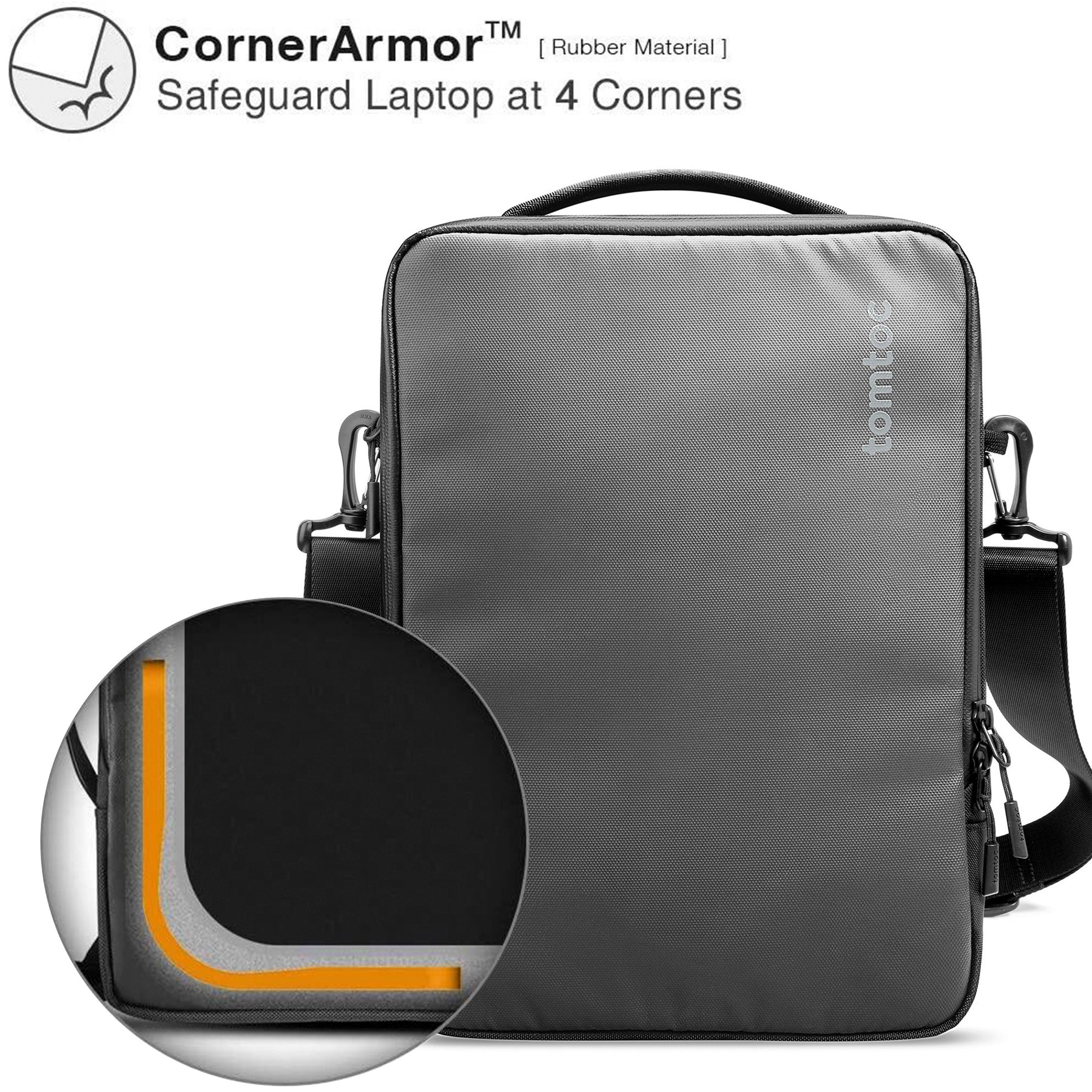Defender-Ace A04 Messenger Bag 14" - Black