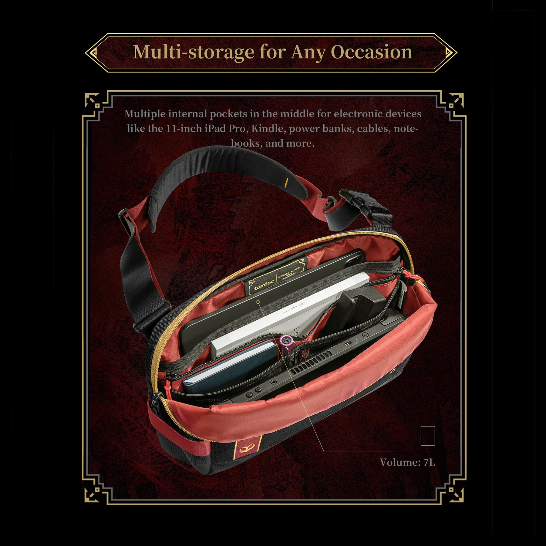 Monster Hunter Royal Order T21 Sling Bag - M