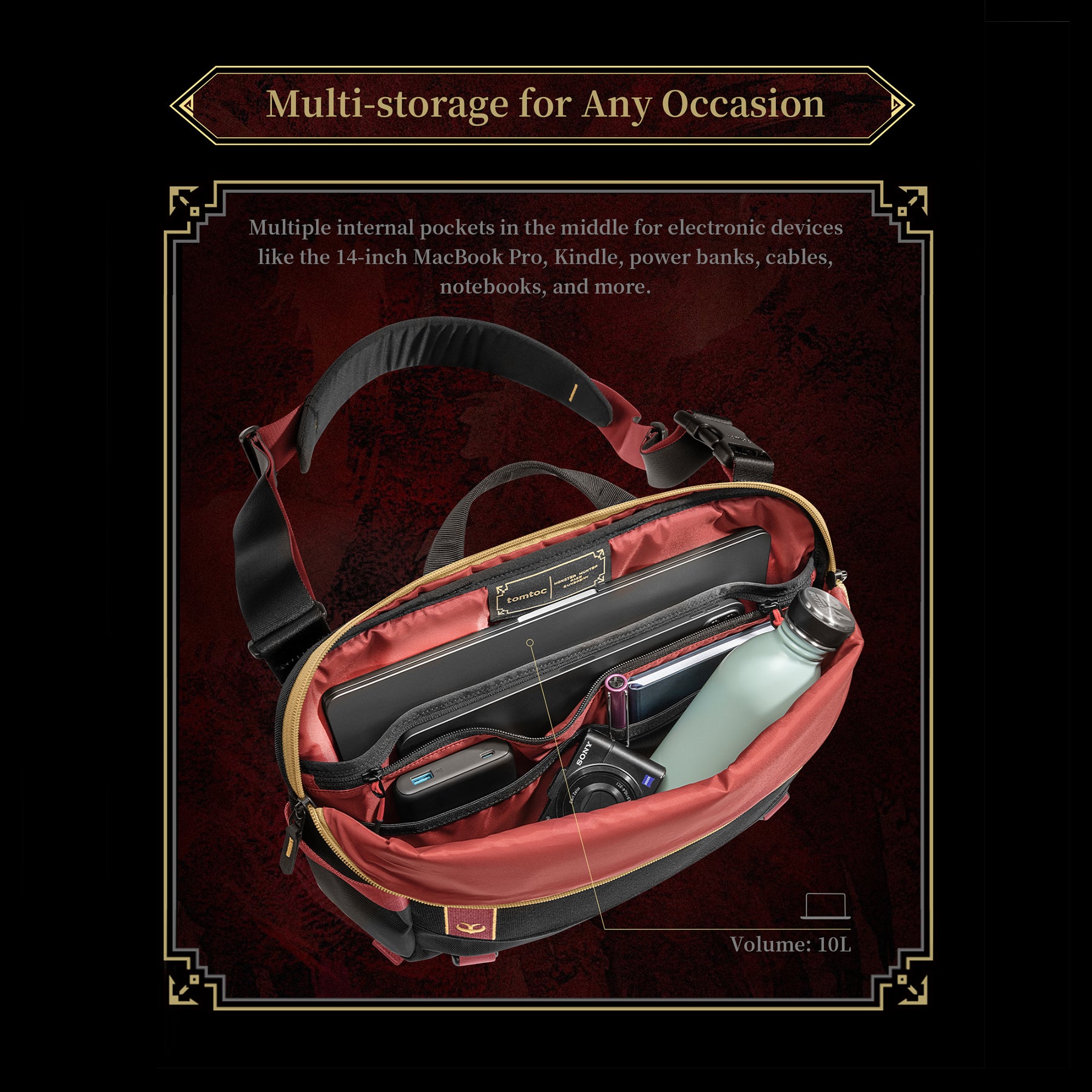 Monster Hunter Royal Order T21 Sling Bag - L