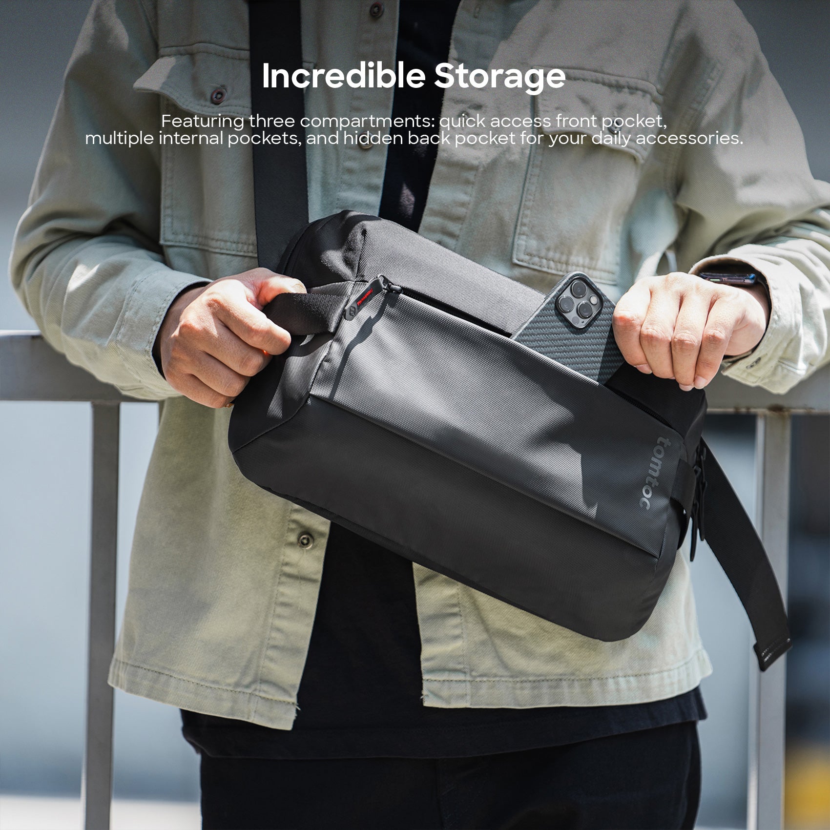 Explorer T21 Sling Bag 11" - Black