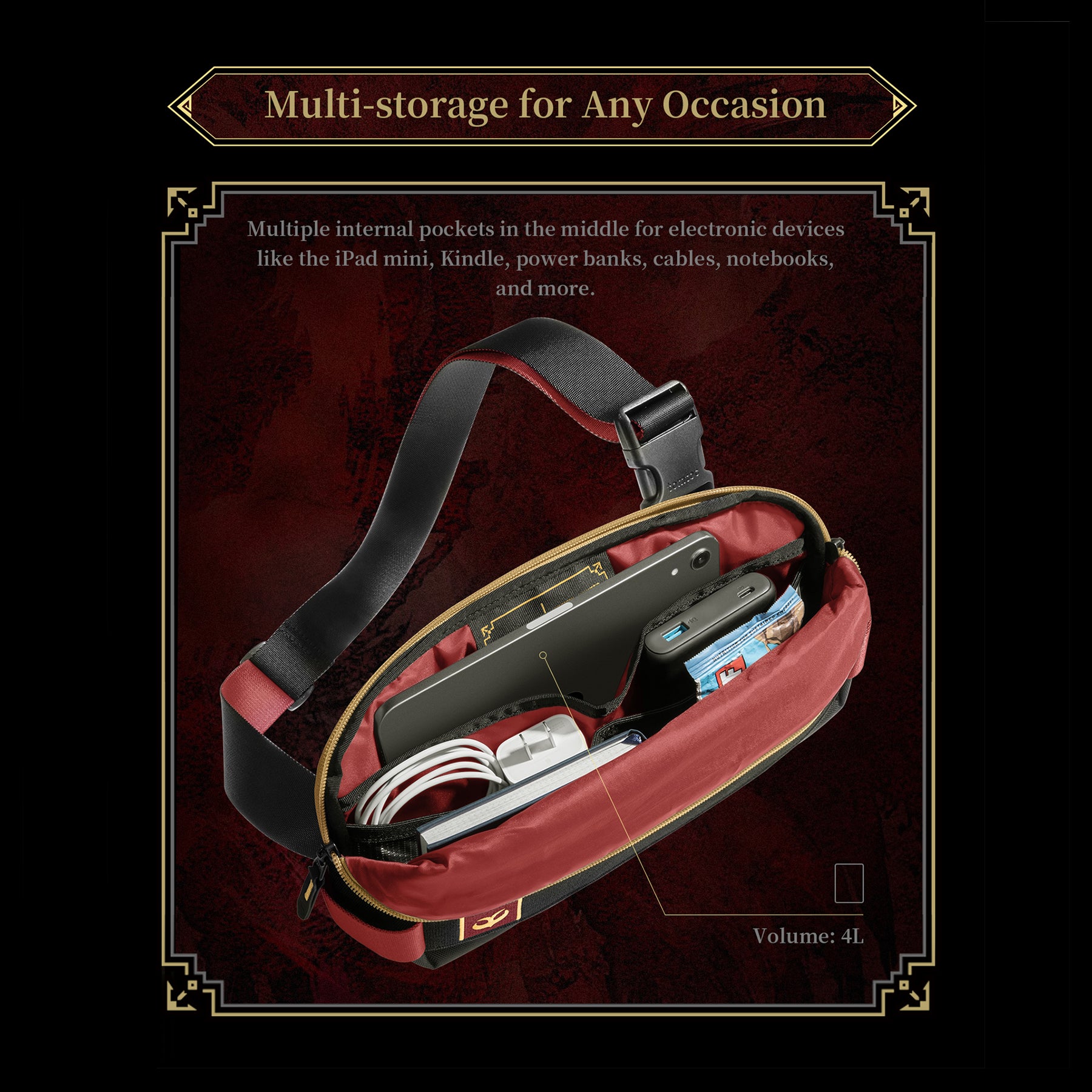 Monster Hunter Royal Order T21 Sling Bag - S