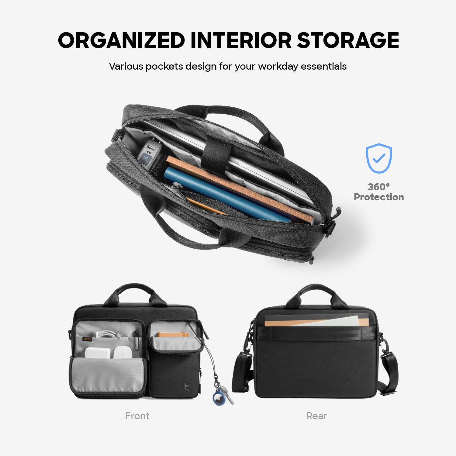 tomtoc Navigator-A33 Laptop Shoulder Bag