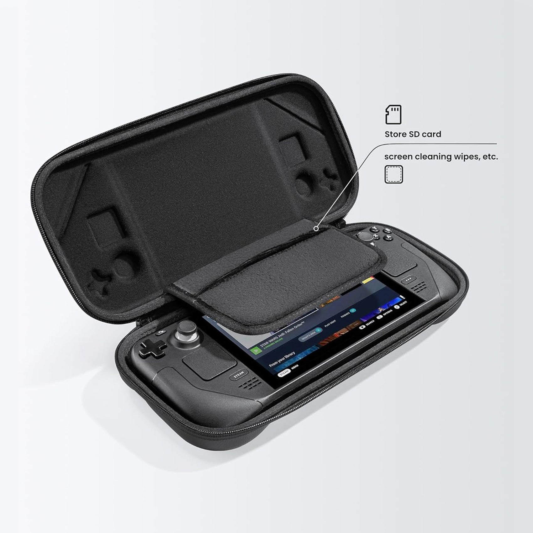 Fancy-Case G38 For Steam Deck - Black