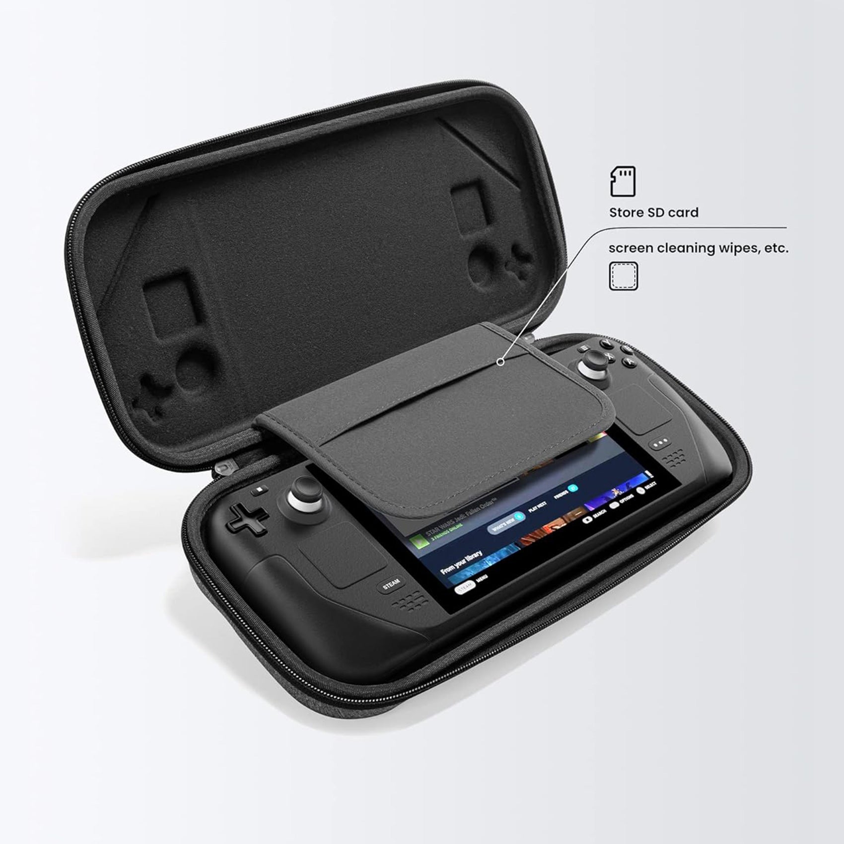 Fancy-Case G38 For Steam Deck - Gray
