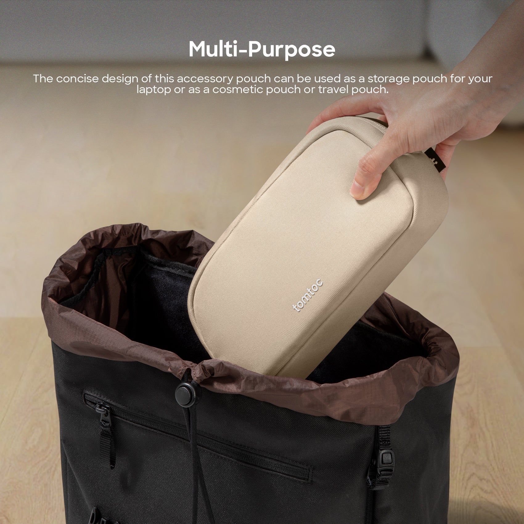 Light T12 Organizer Pouch (S) - Natural Sand