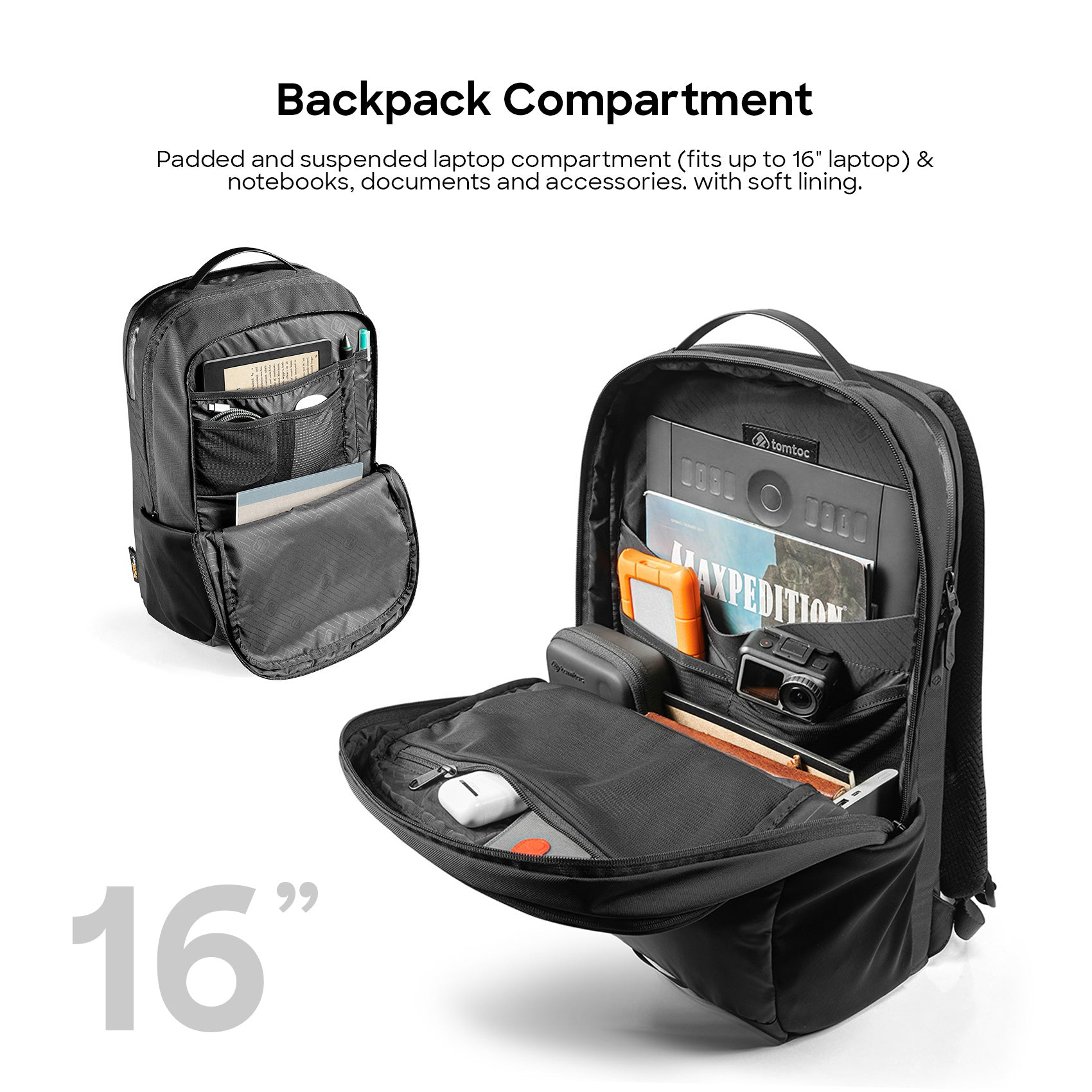 Explorer T68 Premium Backpack 26L - Black