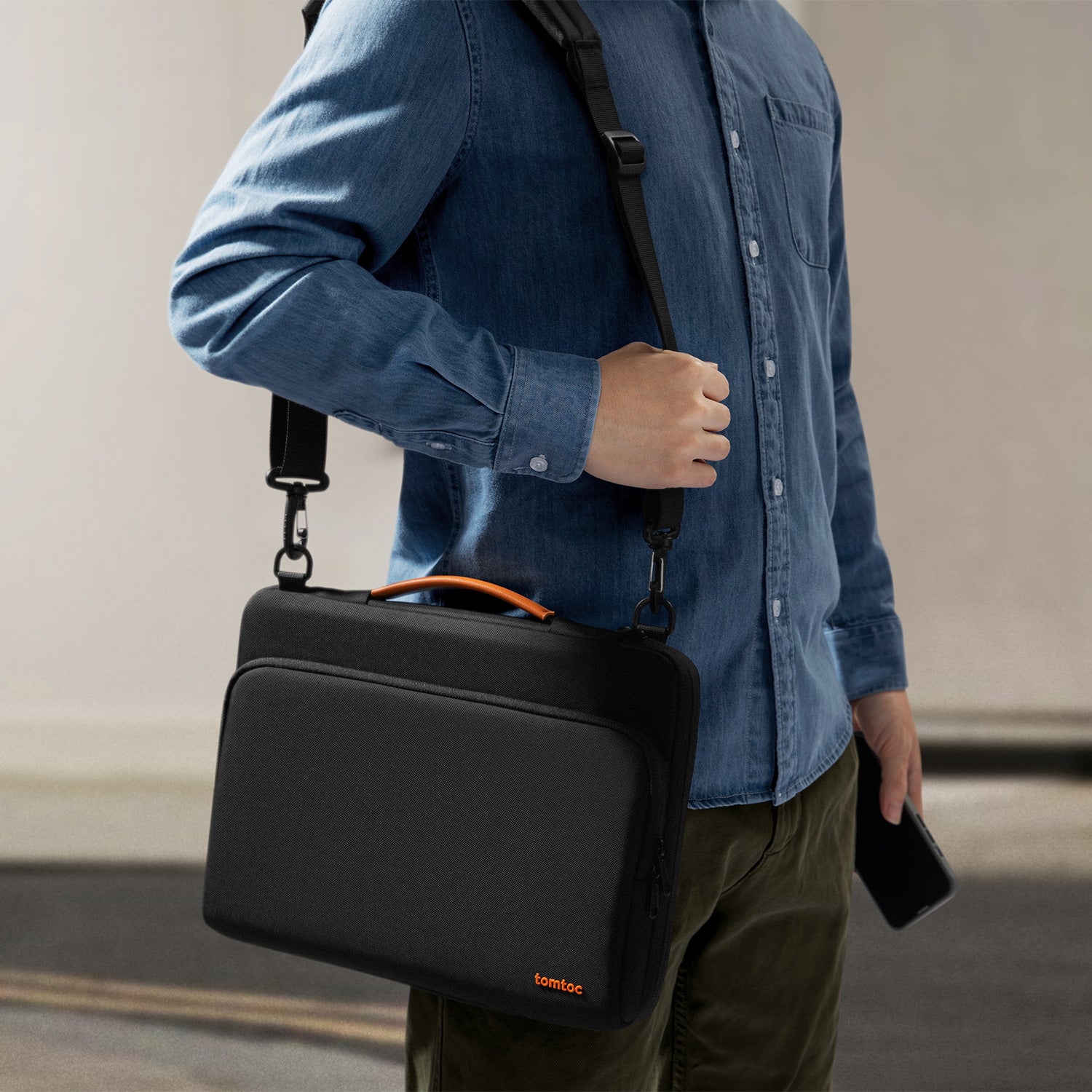 tomtoc Defender-A40 Laptop Shoulder Bag Office Briefcase