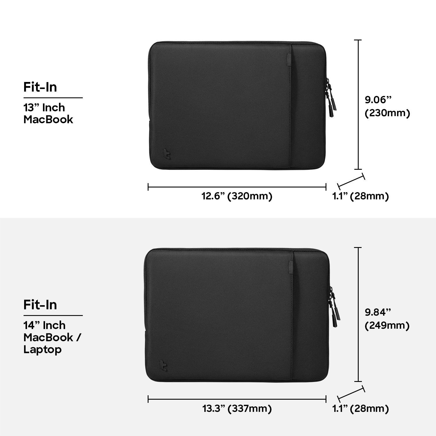 tomtoc Defender-A13 Premium Protective Laptop Sleeve