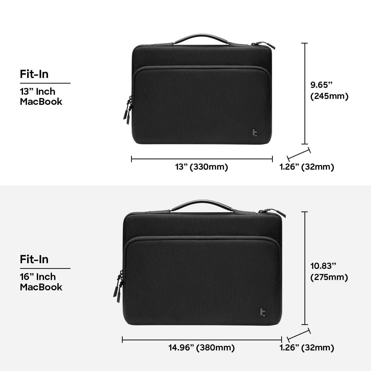 tomtoc Defender-A14 Premium Protective Laptop Briefcase