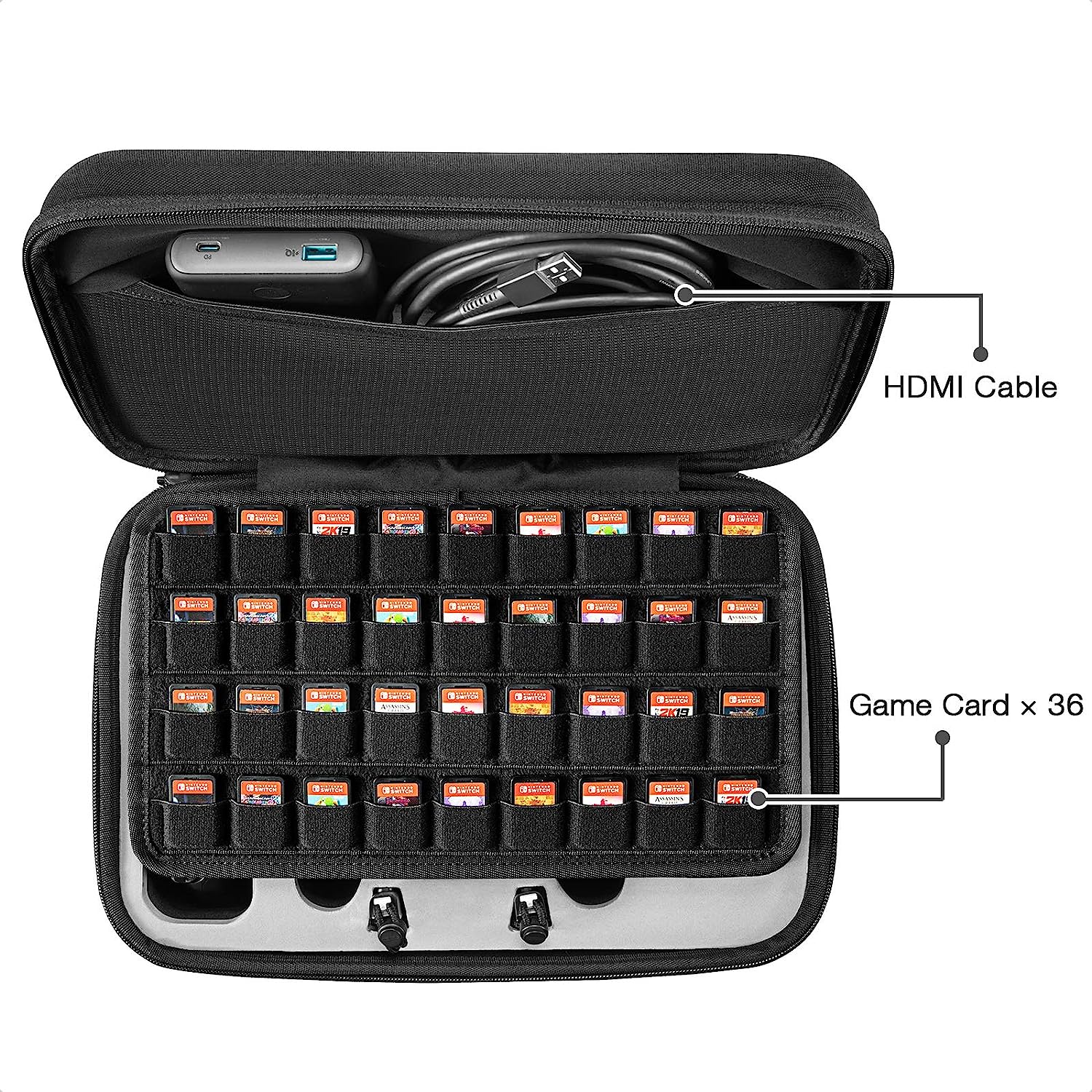 Fancy-Case G06 Travel Case For Nintendo Switch - Black