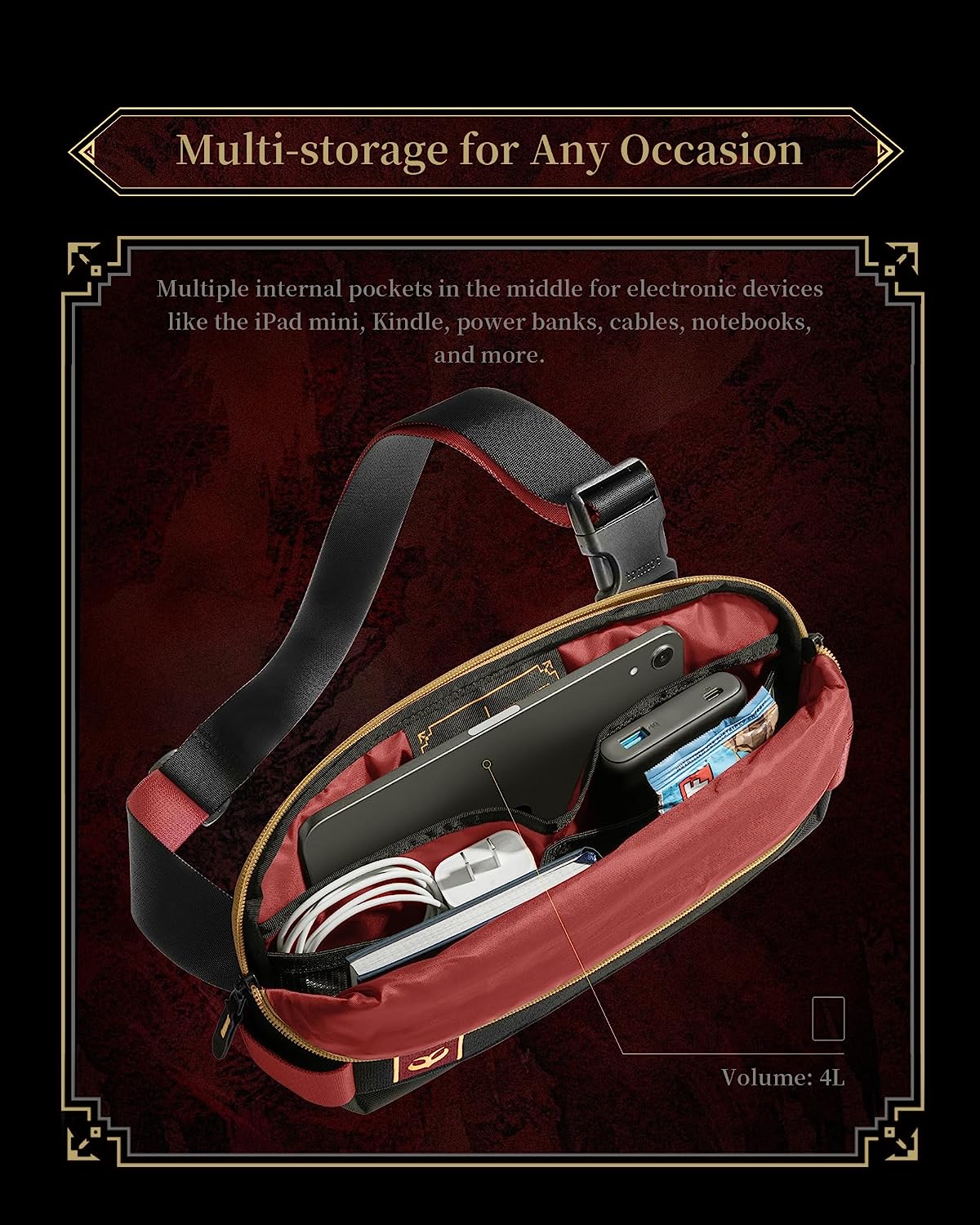Monster Hunter Royal Order T21 Sling Bag - S