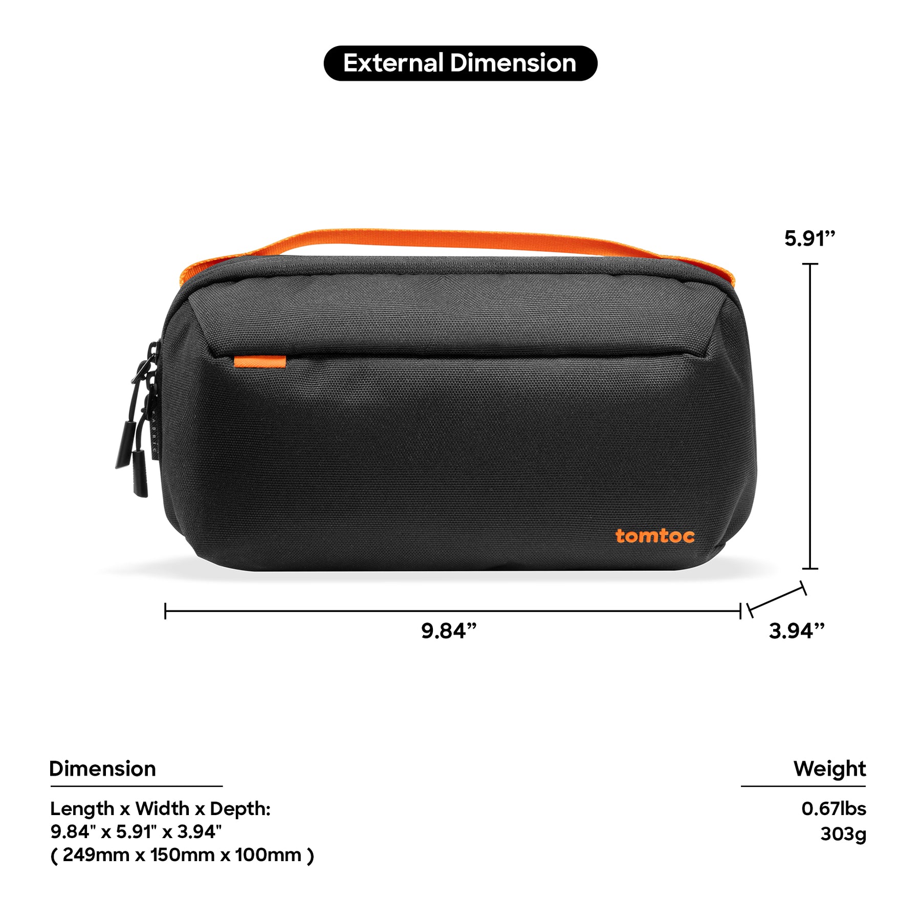 tomtoc Carrying Bag Protective Large Capacity With 20 Game Card Slots - Nintendo Switch / OLED Model