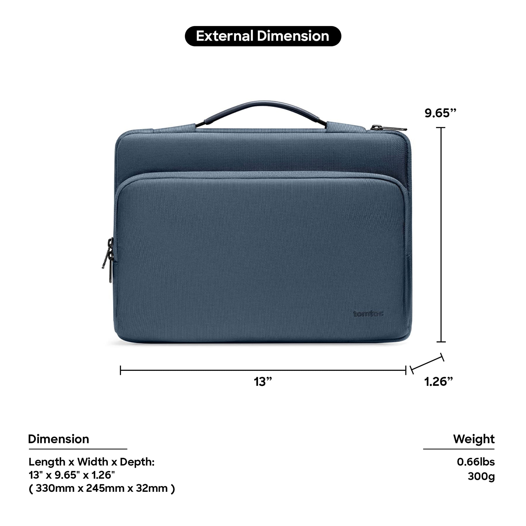 Defender A14 Laptop Briefcase (Macbook) 13" - Blue