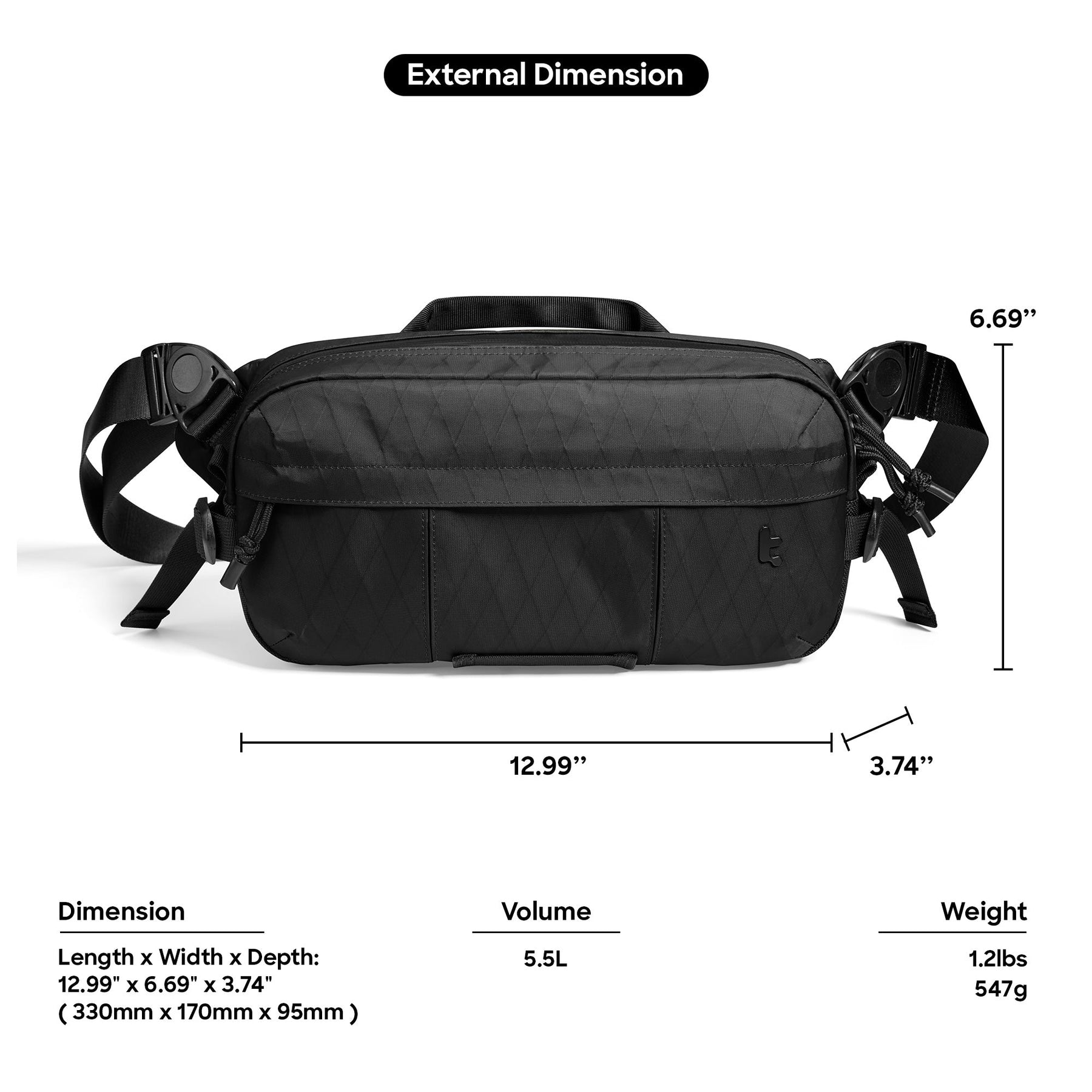 Wander T26 X-Pac Sling Bag - Brown