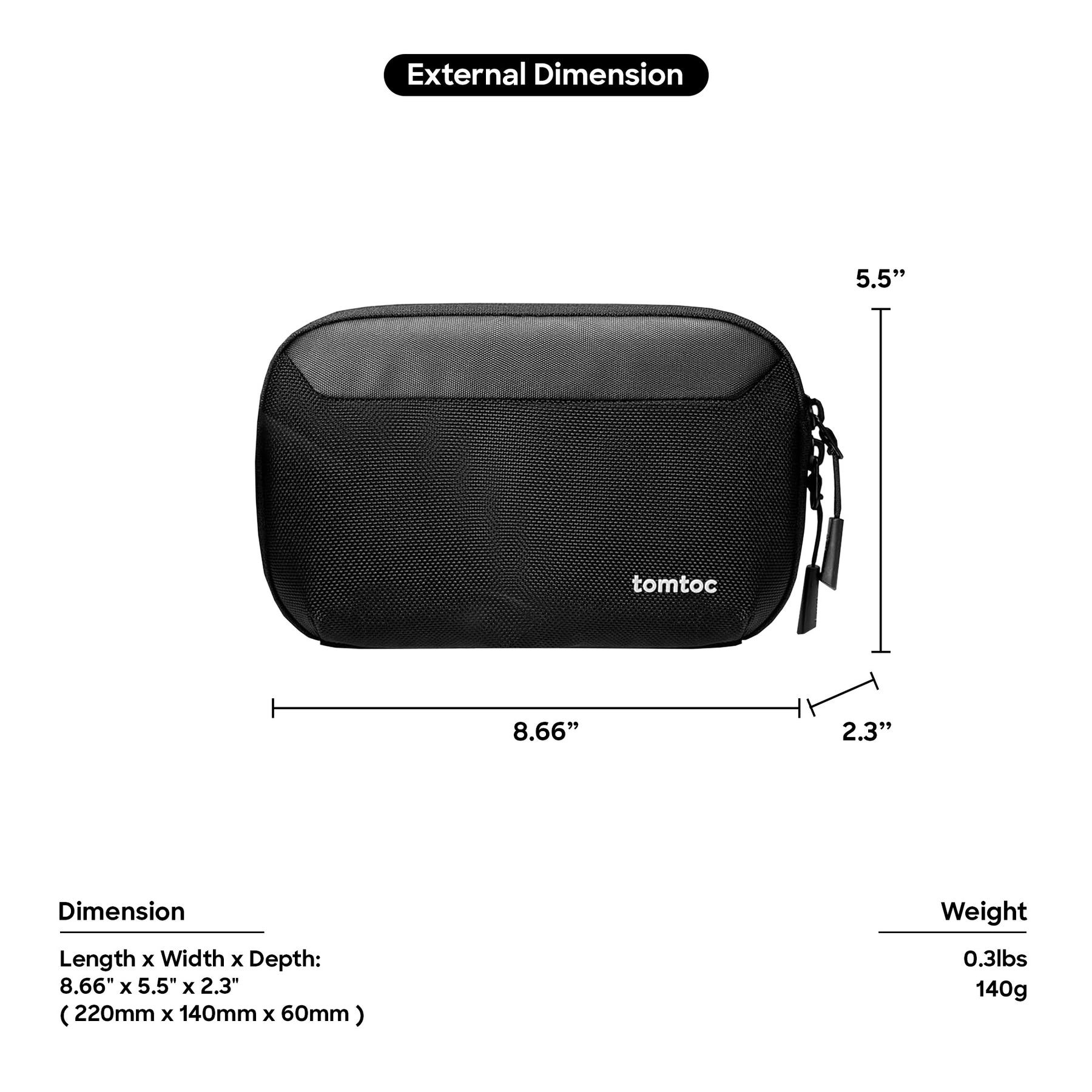 Navigator T13 Organizer Pouch (S) - Black