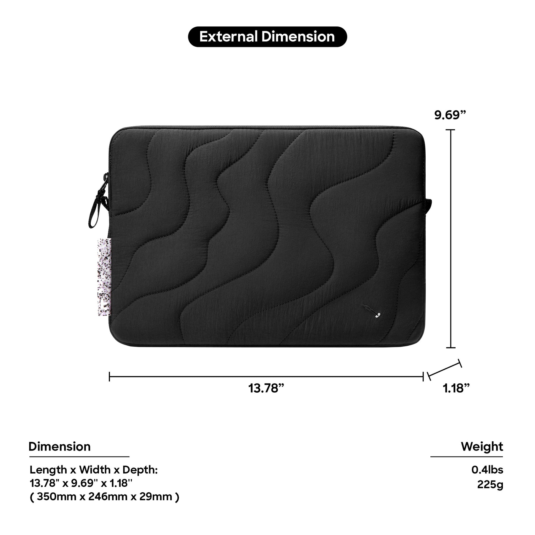 Terra A27 Laptop Sleeve (Macbook) 14" - Lavascape