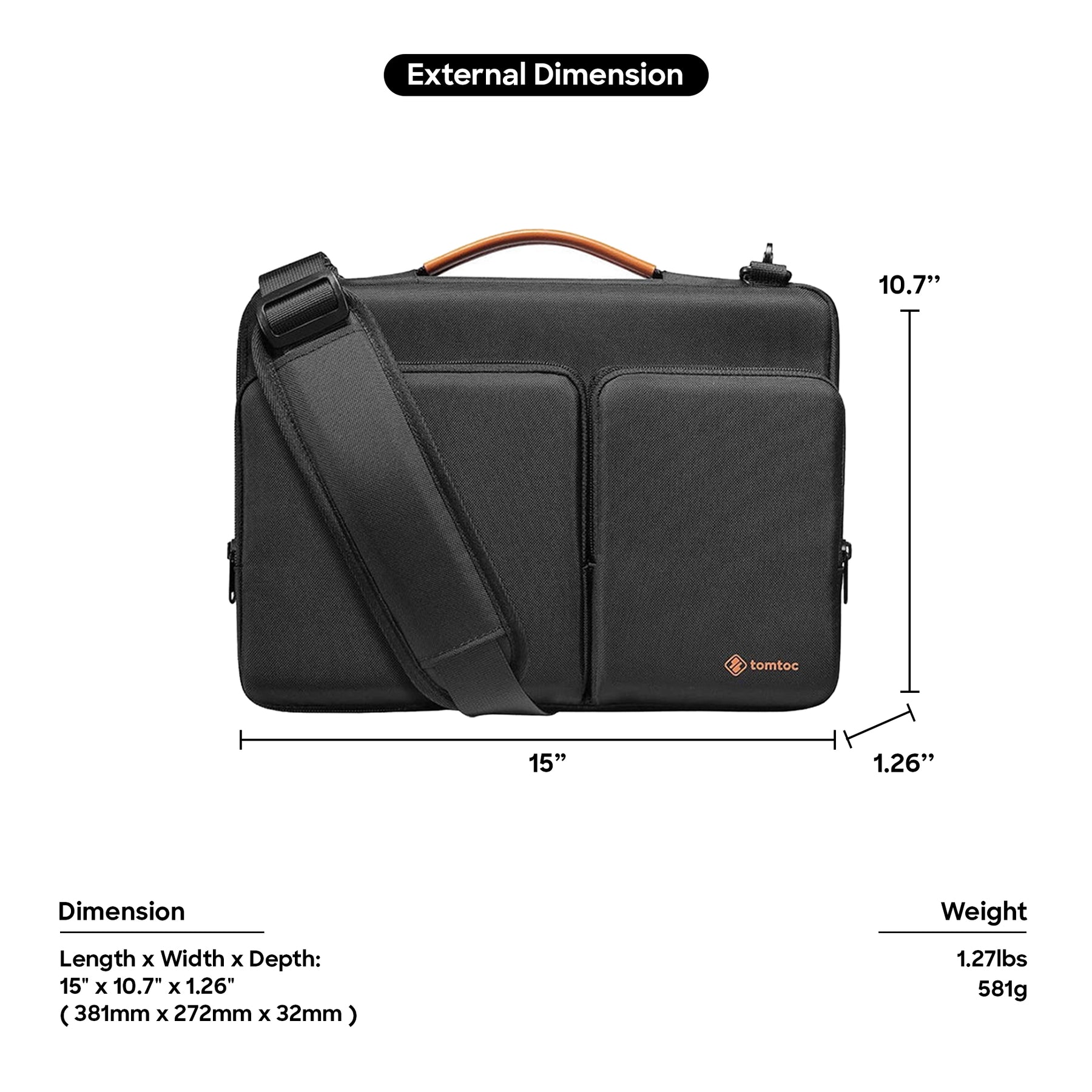 Defender A42 Messenger Bag (Macbook)16" - Gray