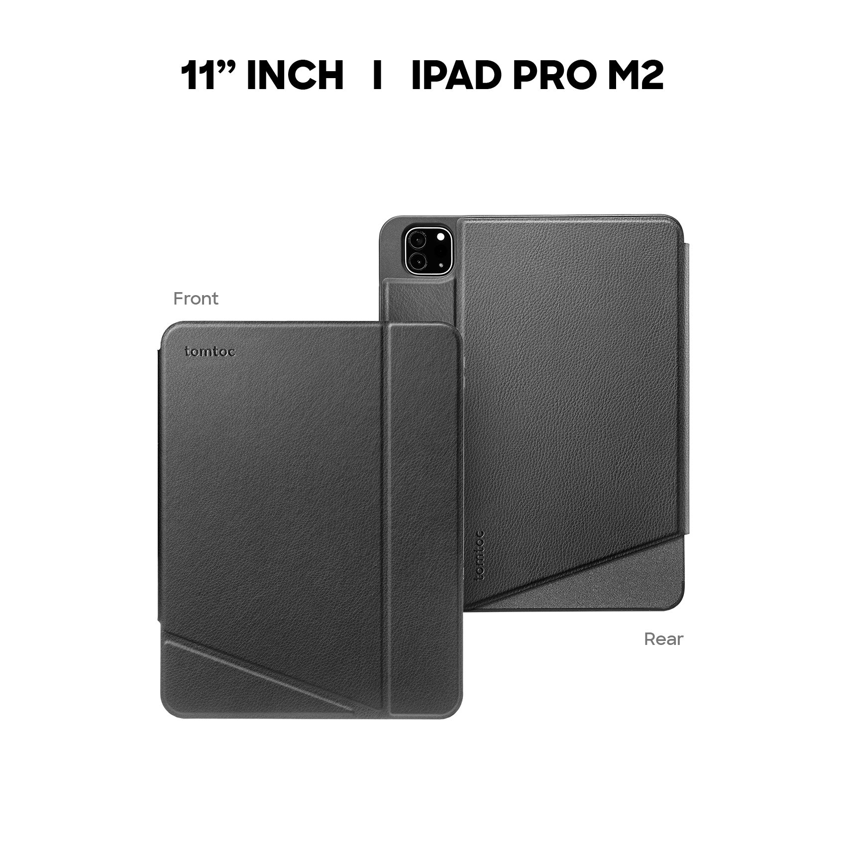 tomtoc B50 iPad Pro Case Trifold Vertical 11 Inch & 12.9 Inch Tablet Casing iPad Case