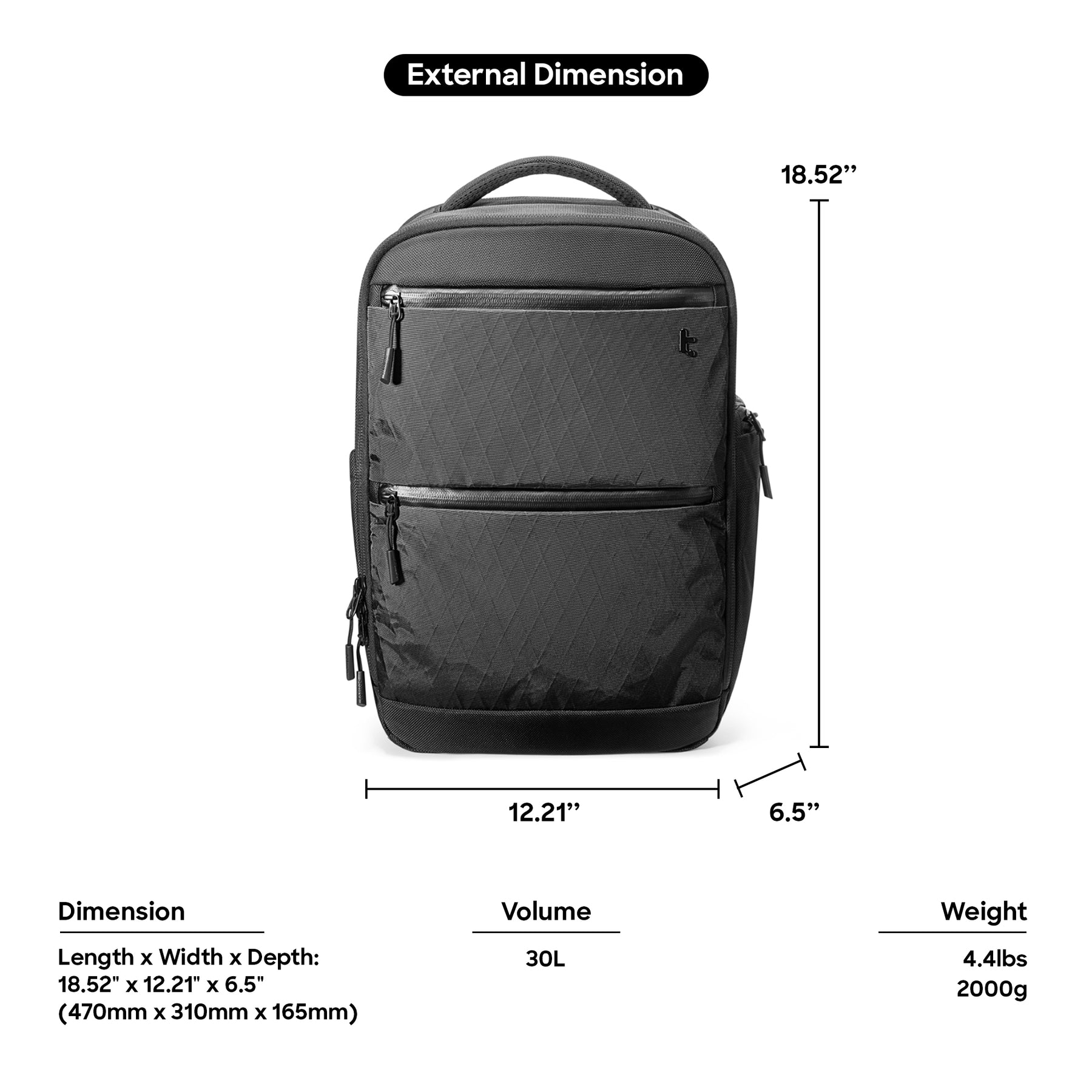 Techpack T73 X-Pac Premium Backpack 30L