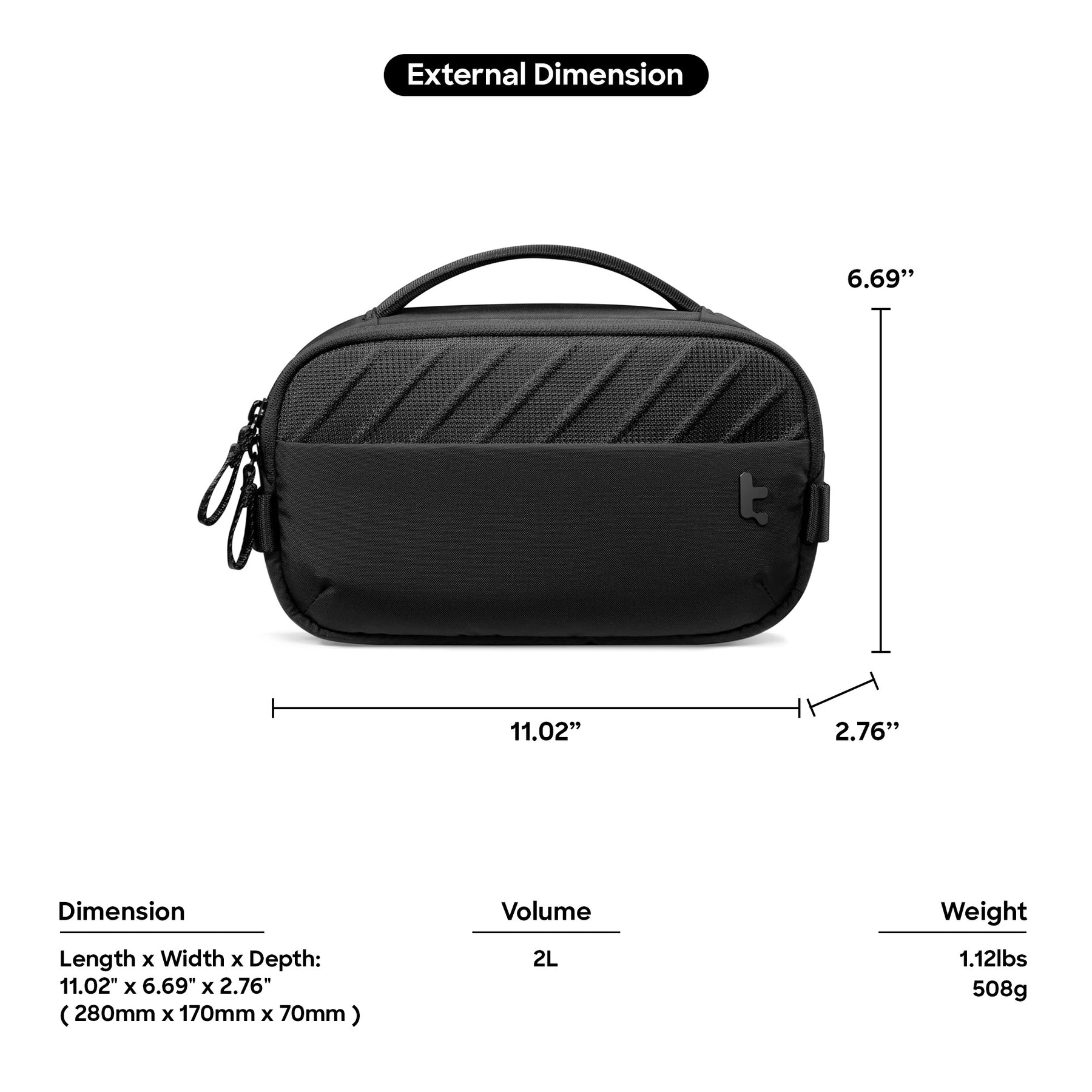 Voyage T29 Organizer Pouch - Black