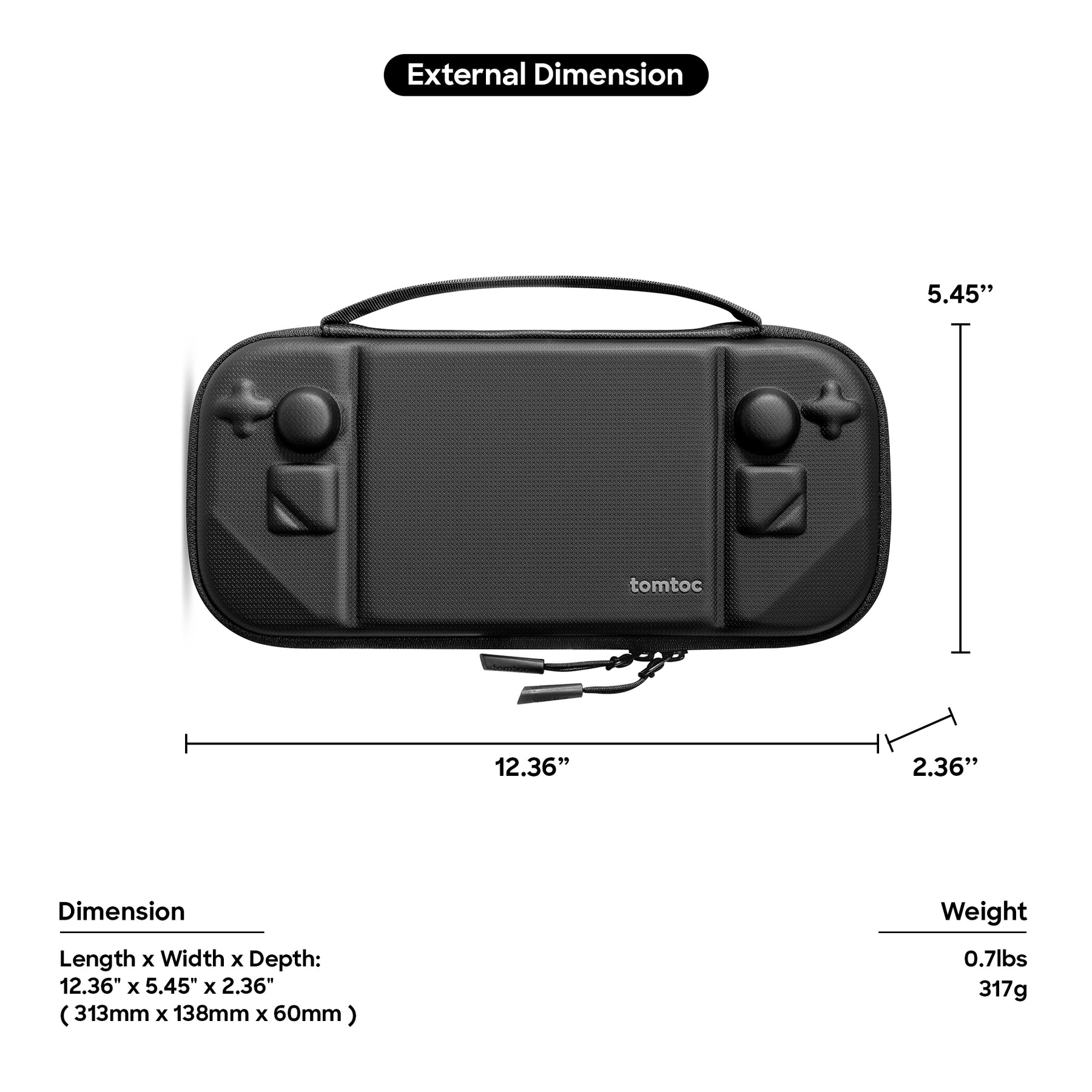 Fancy-Case G38 For Steam Deck - Black