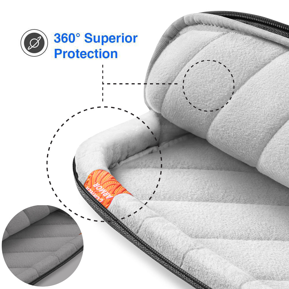 Defender A13 Laptop Sleeve & Pouch (Macbook) 16" - Gray