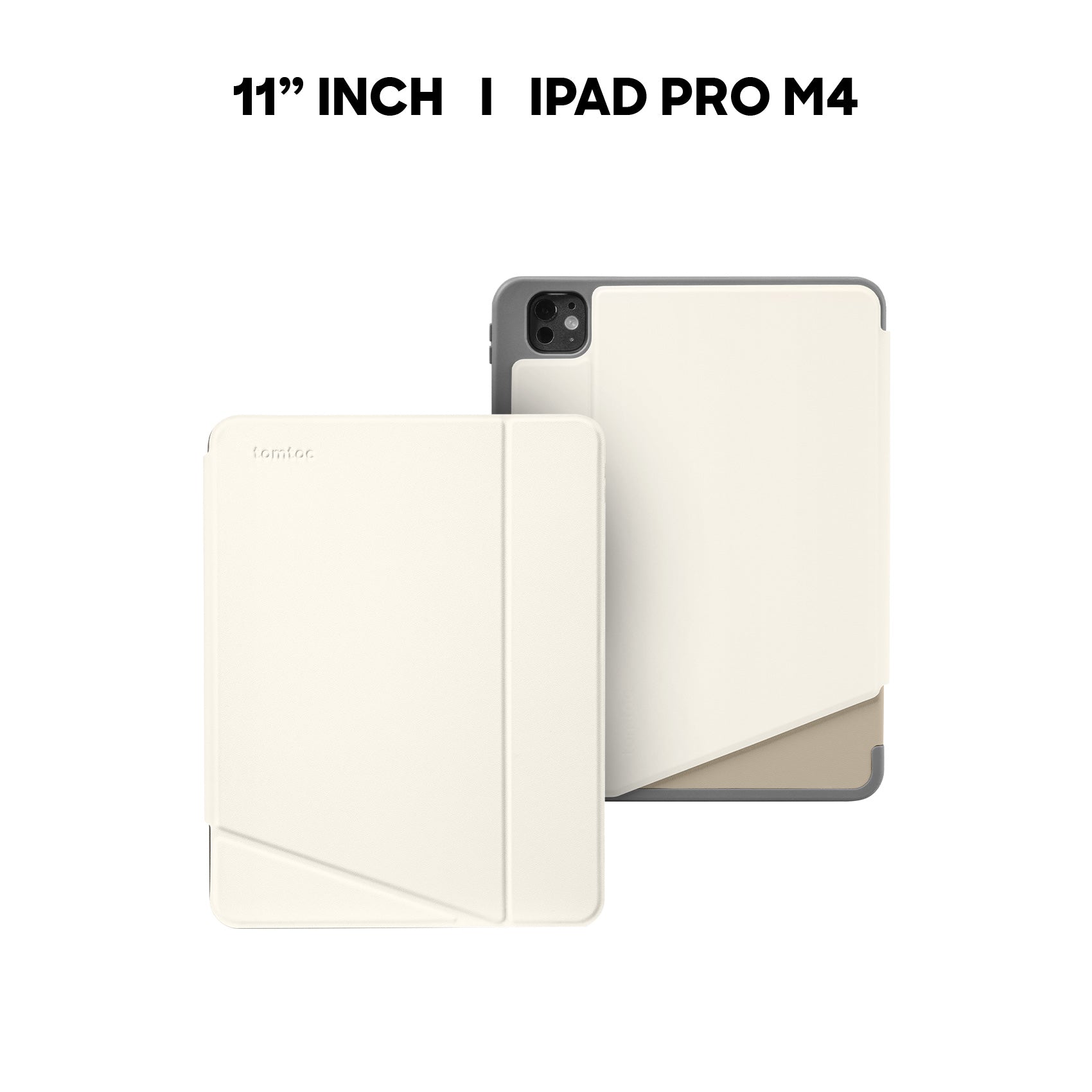 tomtoc B50 iPad Pro Case Trifold Vertical 11 Inch & 12.9 Inch Tablet Casing iPad Case