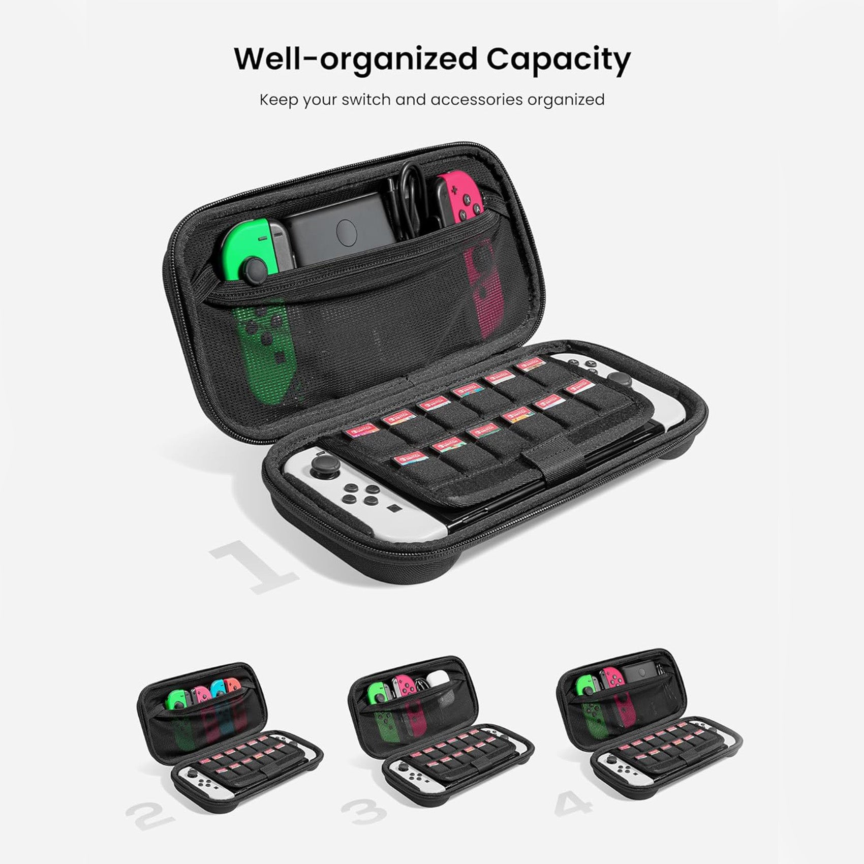Fancy-Case G05 For Nintendo Switch (M) - Black