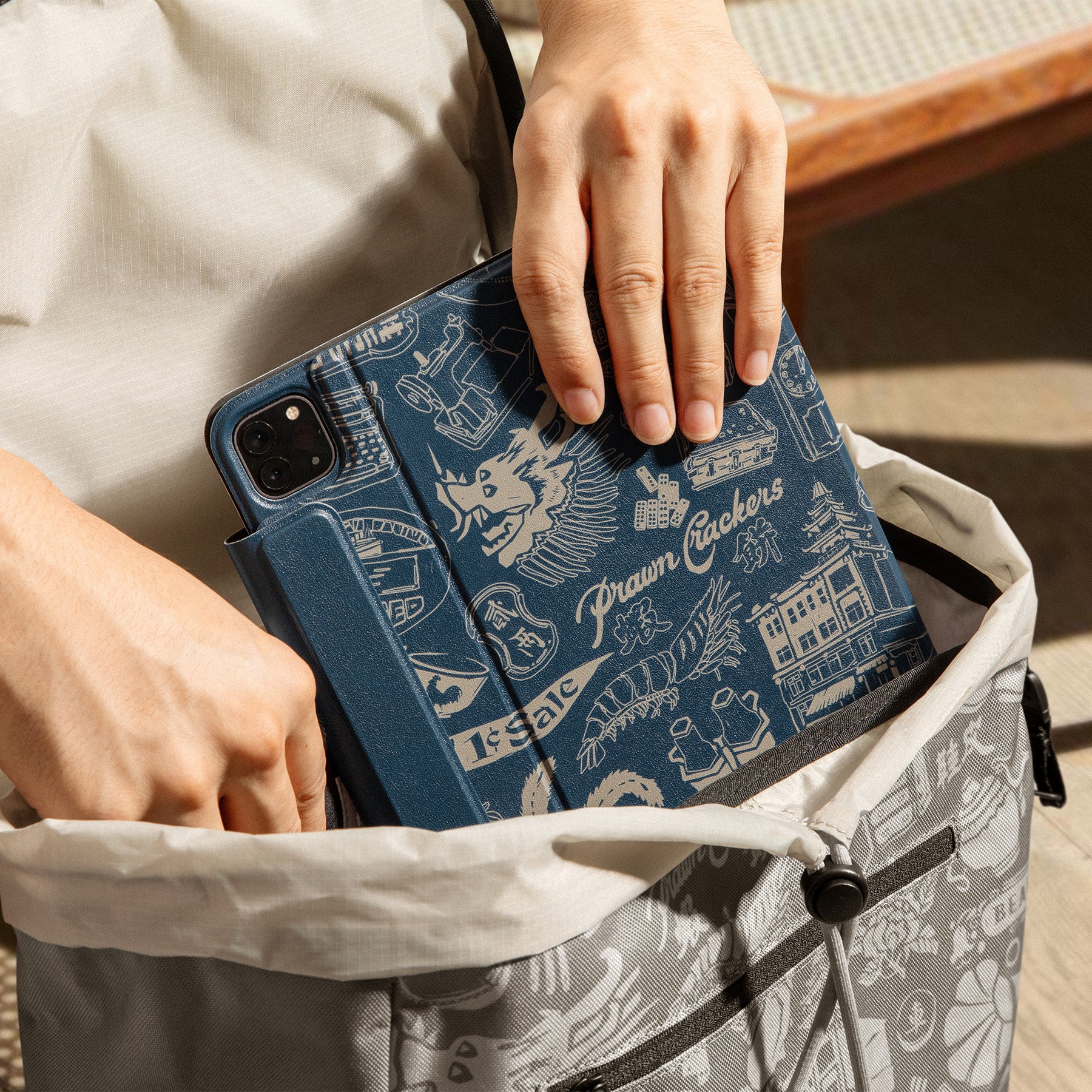 Inspire B52 4-Mode Folio 11" - Navy Blue