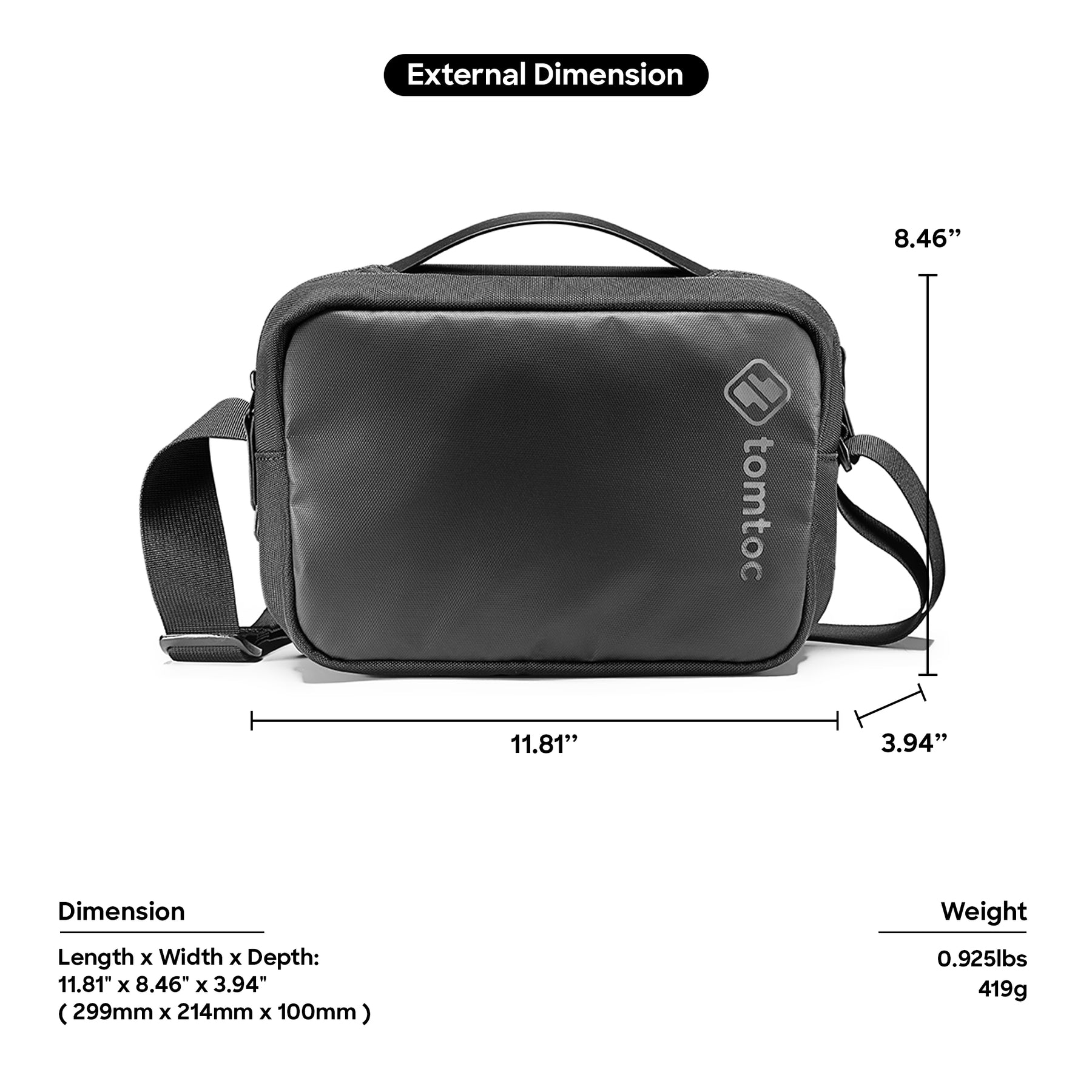 Explorer T20 Sling Bag 11" - Black