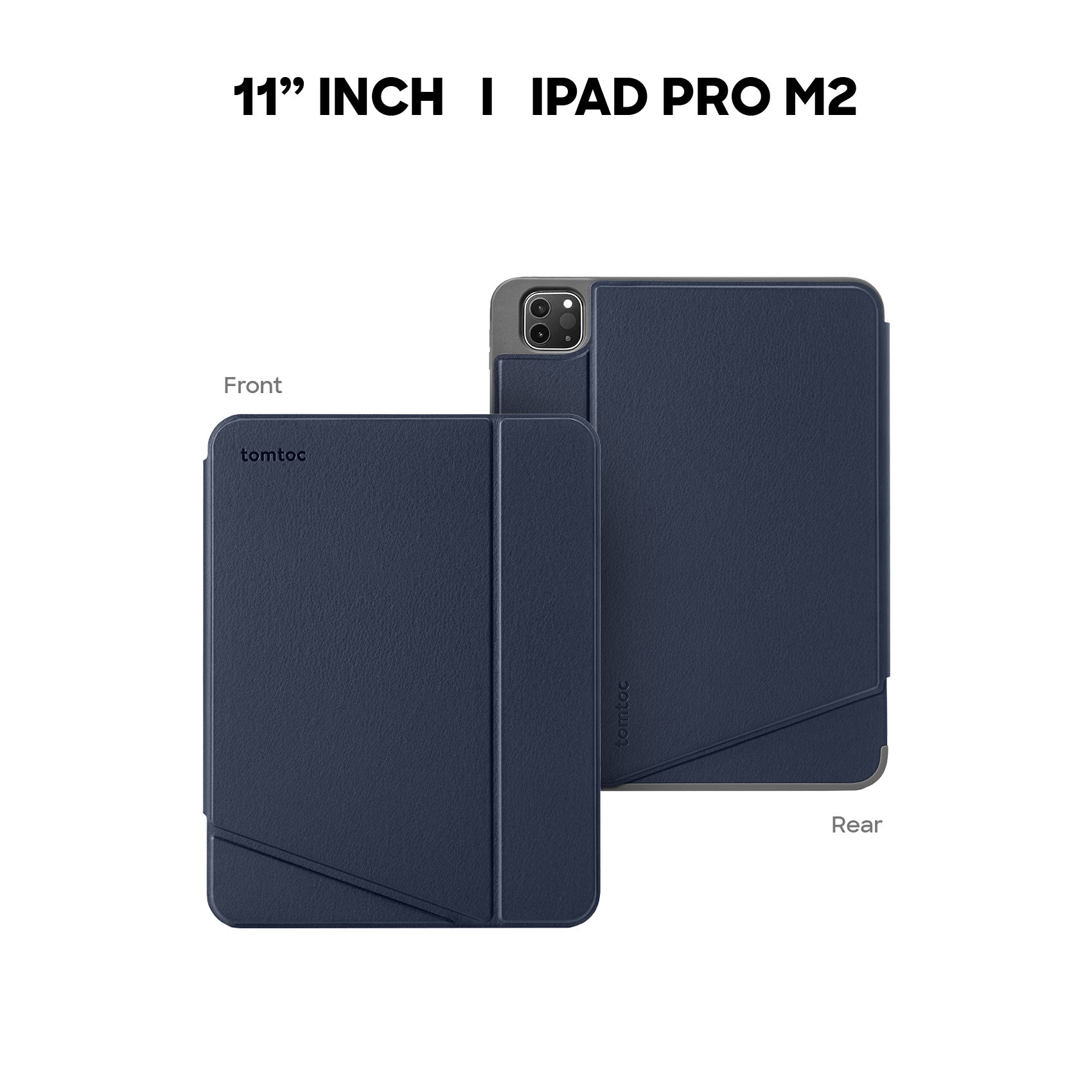 tomtoc B50 iPad Pro Case Trifold Vertical 11 Inch & 12.9 Inch Tablet Casing iPad Case