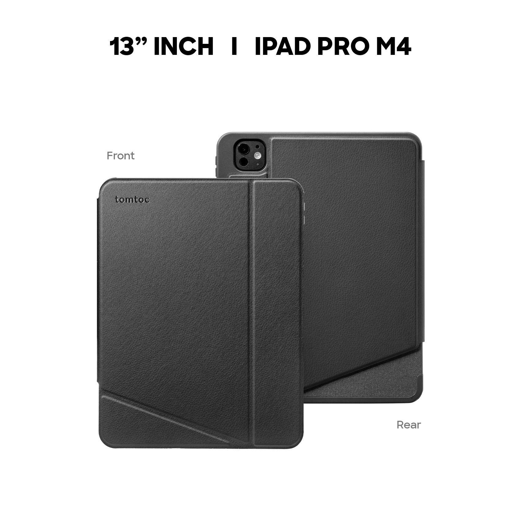 tomtoc B50 iPad Pro Case Trifold Vertical 11 Inch & 12.9 Inch Tablet Casing iPad Case