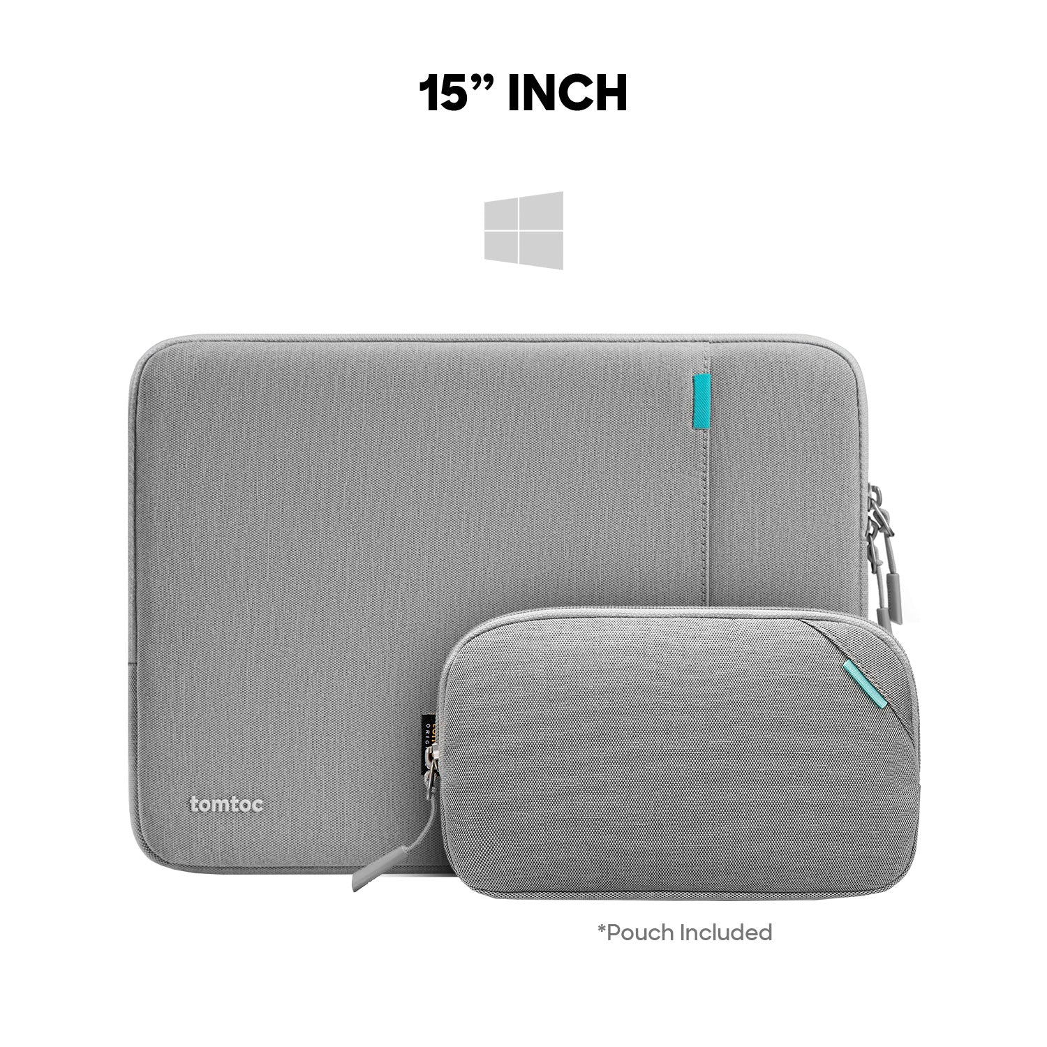 Defender A13 Laptop Sleeve & Pouch (Macbook) 15" - Black