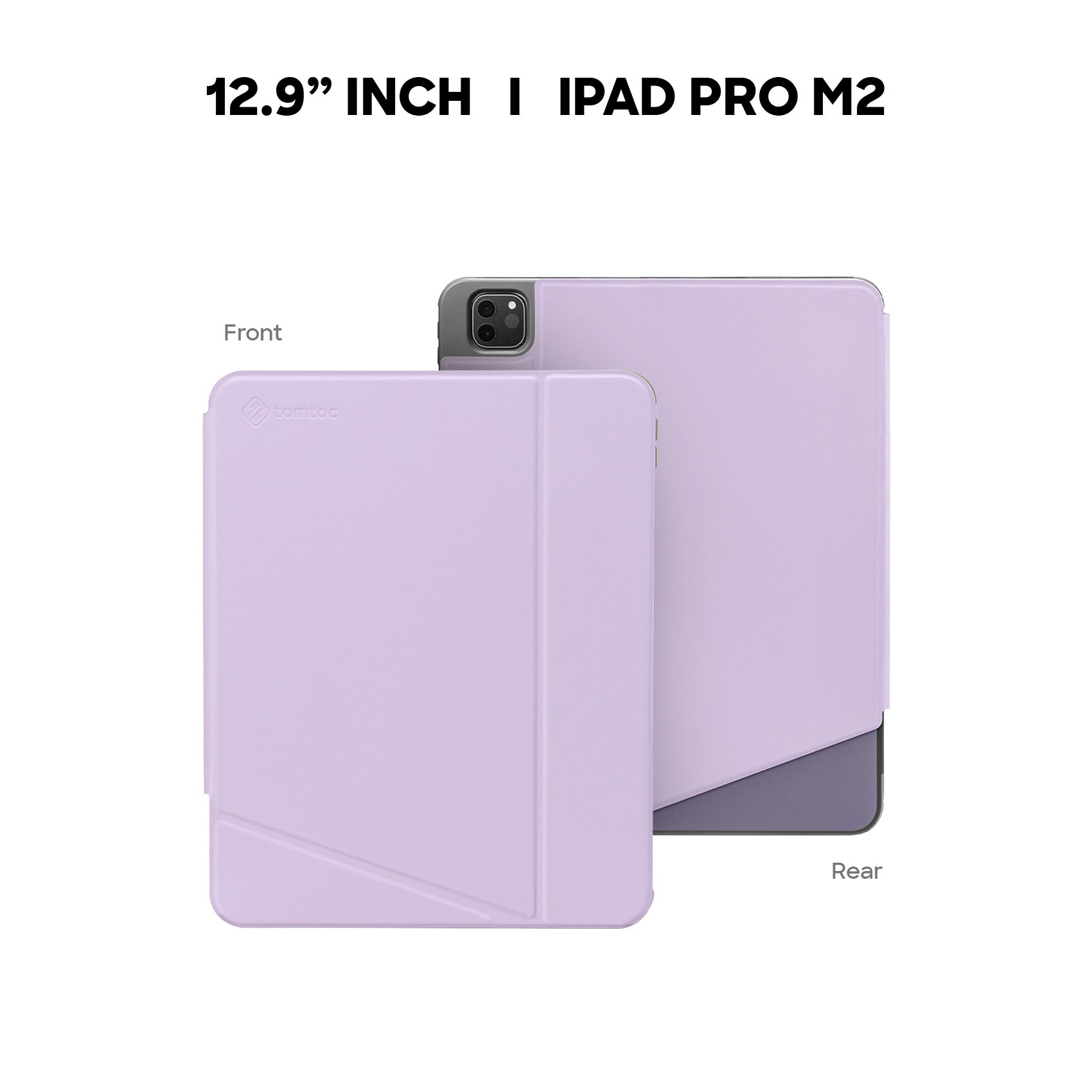 tomtoc B50 iPad Pro Case Trifold Vertical 11 Inch & 12.9 Inch Tablet Casing iPad Case