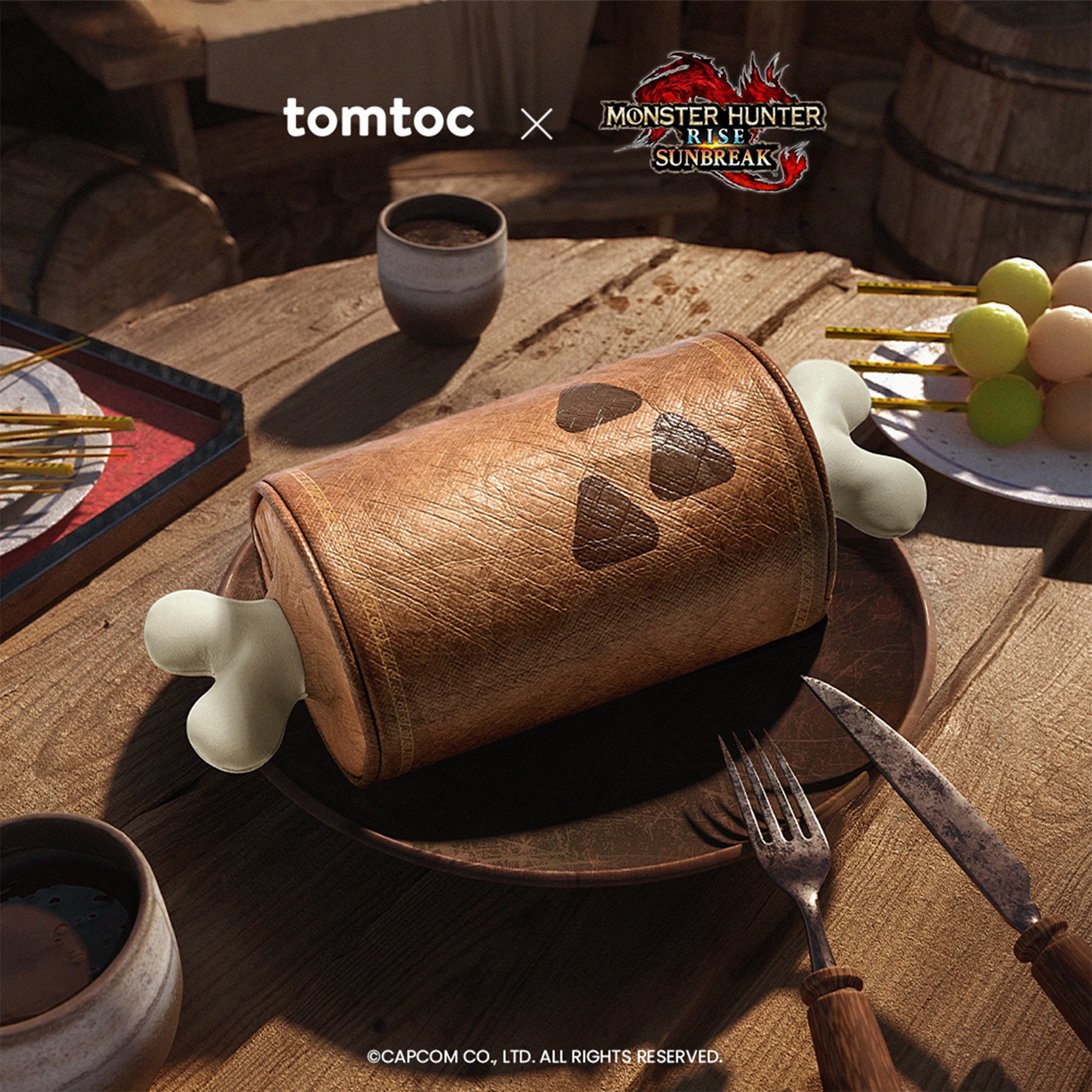 Monster Hunter Steak T14 Sling Bag - Brown