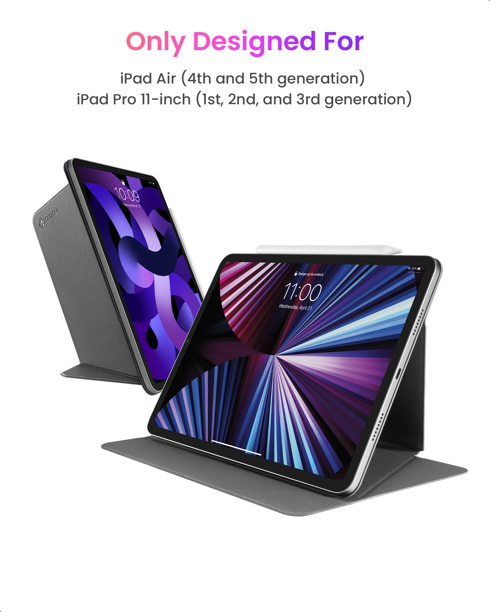 Inspire B52 4-Mode Folio 11" - Black