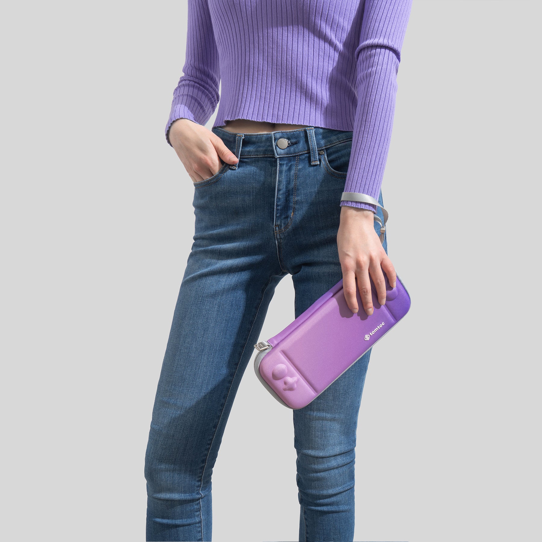 Fancy-Case G05 For Nintendo Switch - Iris Purple