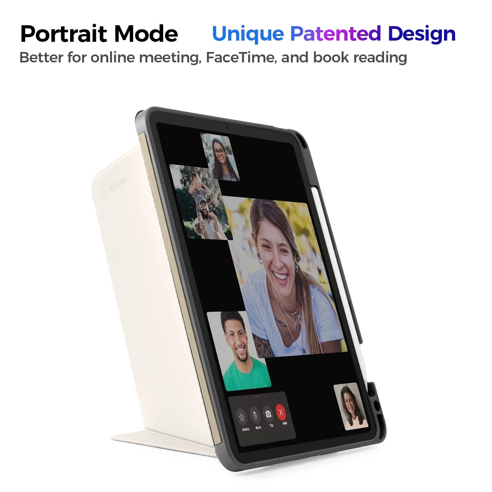 Inspire B50 Tri-Mode Case For iPad Air 10.9" - White