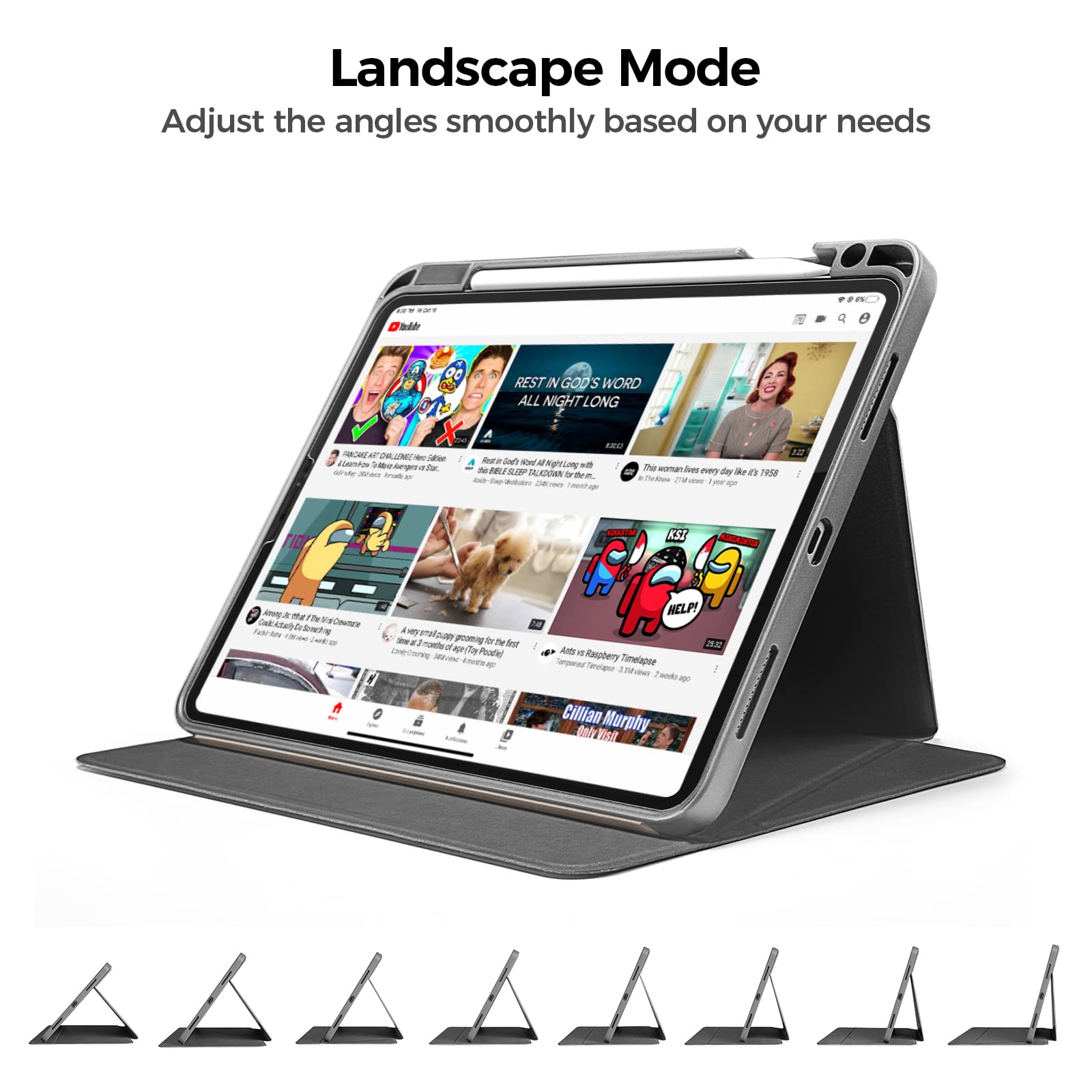 Inspire B50 Tri-Mode Case For iPad Air 10.9" - White