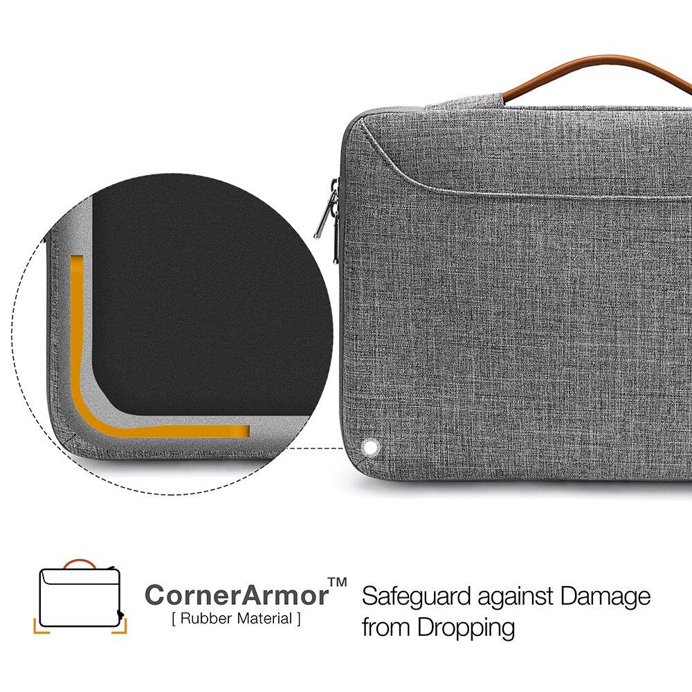 Defender A22 Laptop Briefcase 14" - Gray